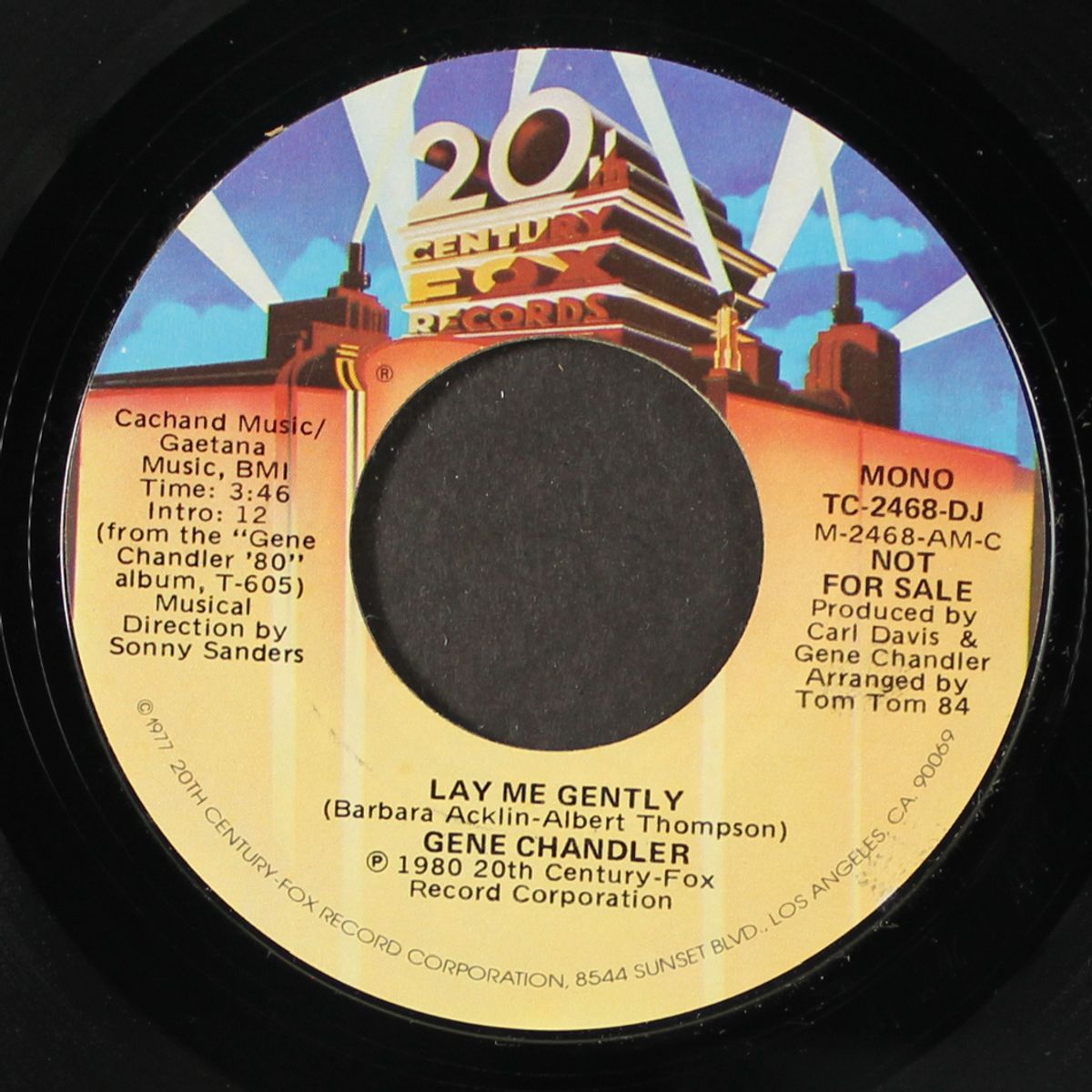 lay me gently / mono by GENE CHANDLER