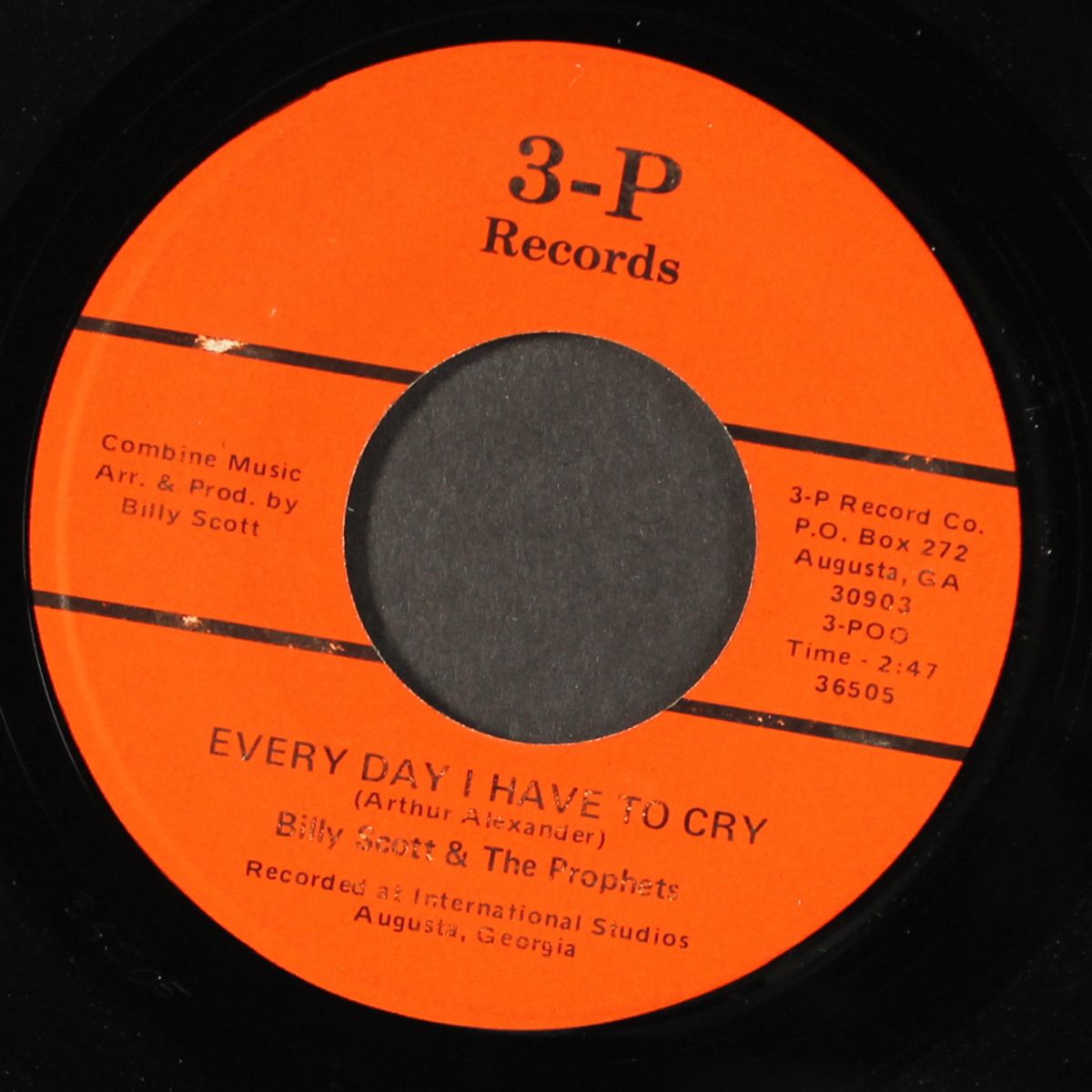 so glad you happened to me / every day i have to cry by BILLY SCOTT & PROPHETS