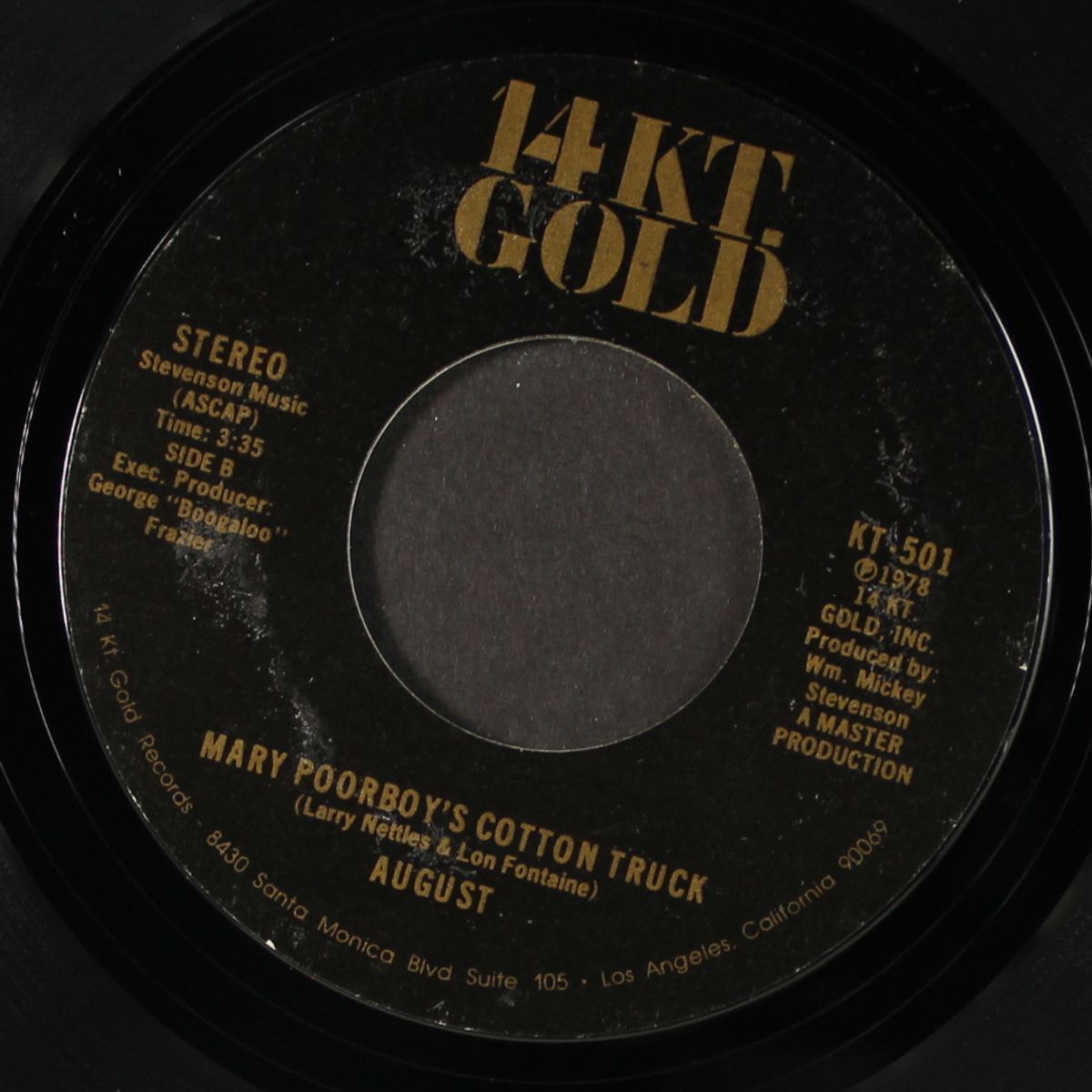 if he can make it good / mary poorboy's cotton truck by AUGUST