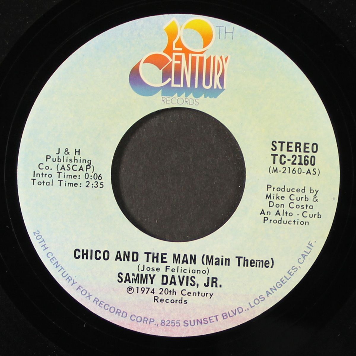 chico and the man (main theme / a legend in my time) by SAMMY DAVIS, JR.