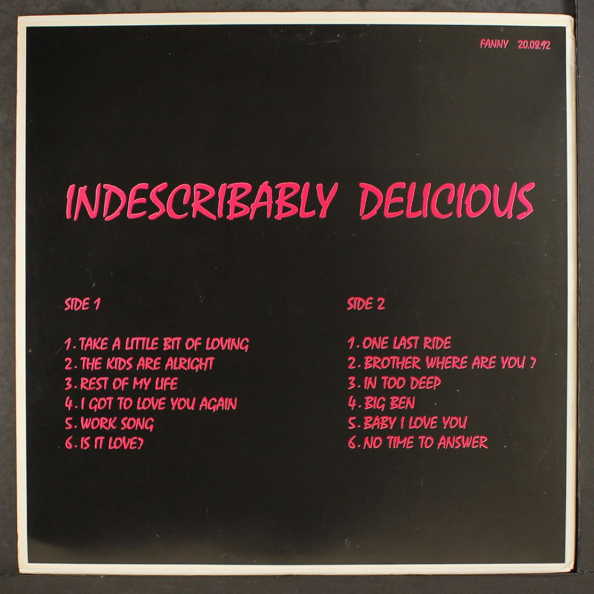 indescribably delicious by INDESCRIBABLY DELICIOUS