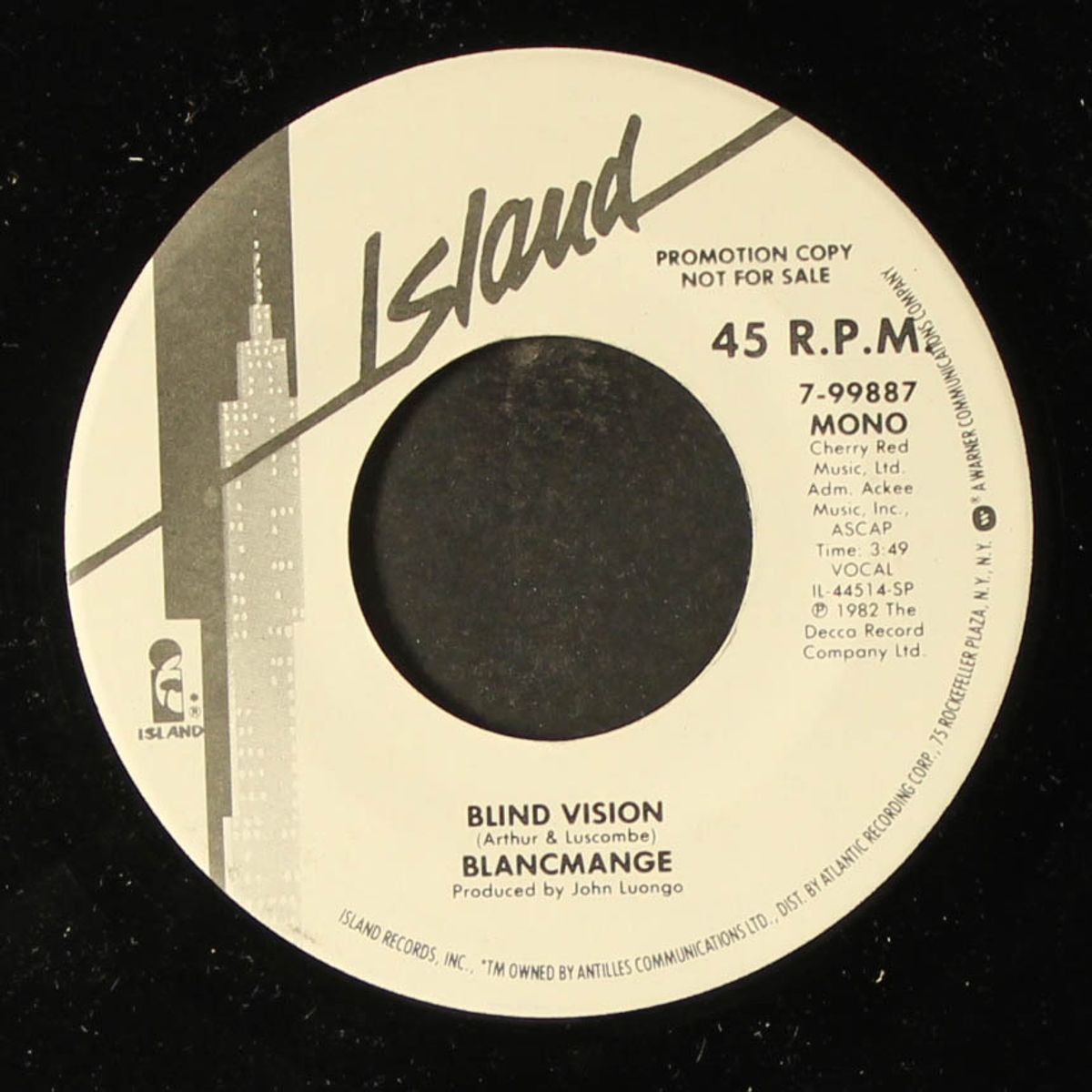 blind vision / mono by BLANCMANGE
