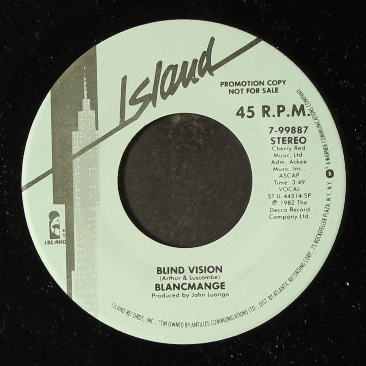 blind vision / mono by BLANCMANGE