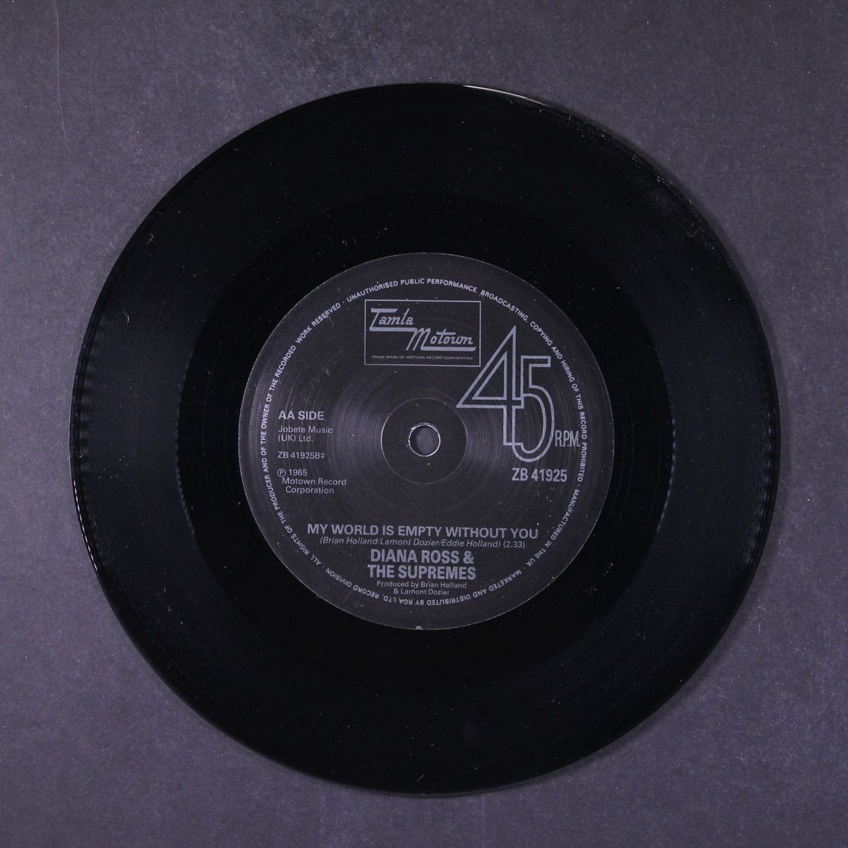 someday we'll be together / my world is empty without you by DIANA ROSS & SUPREMES