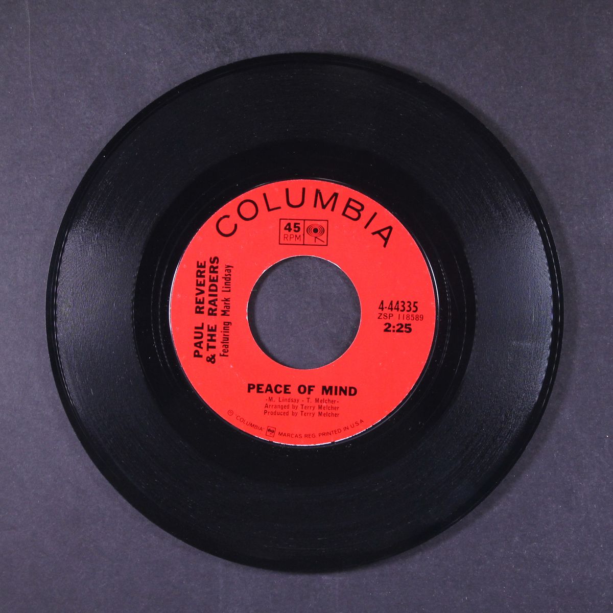 peace of mind / do unto others by PAUL REVERE & RAIDERS
