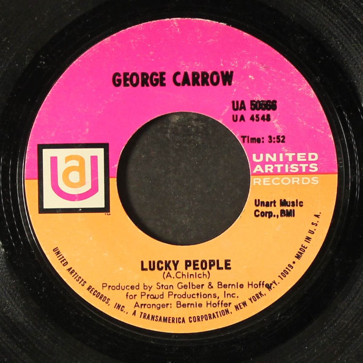 no way to go / lucky people by GEORGE CARROW
