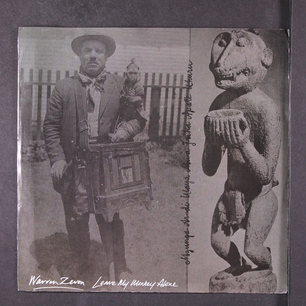 leave my monkey alone / same by WARREN ZEVON
