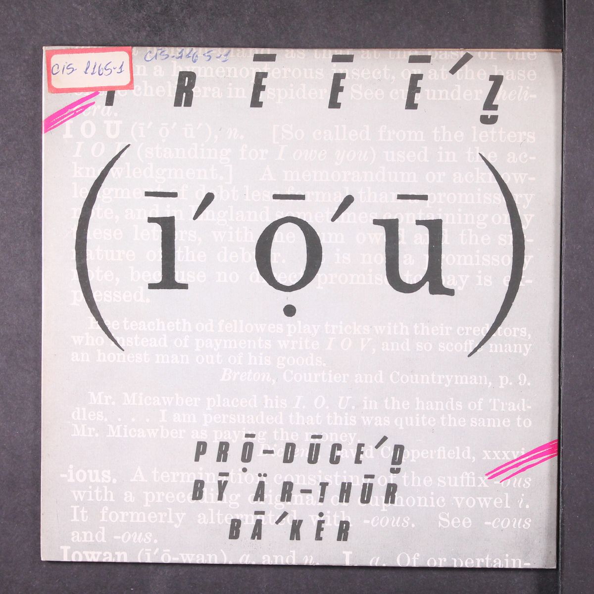 i.o.u. by FREEEZ