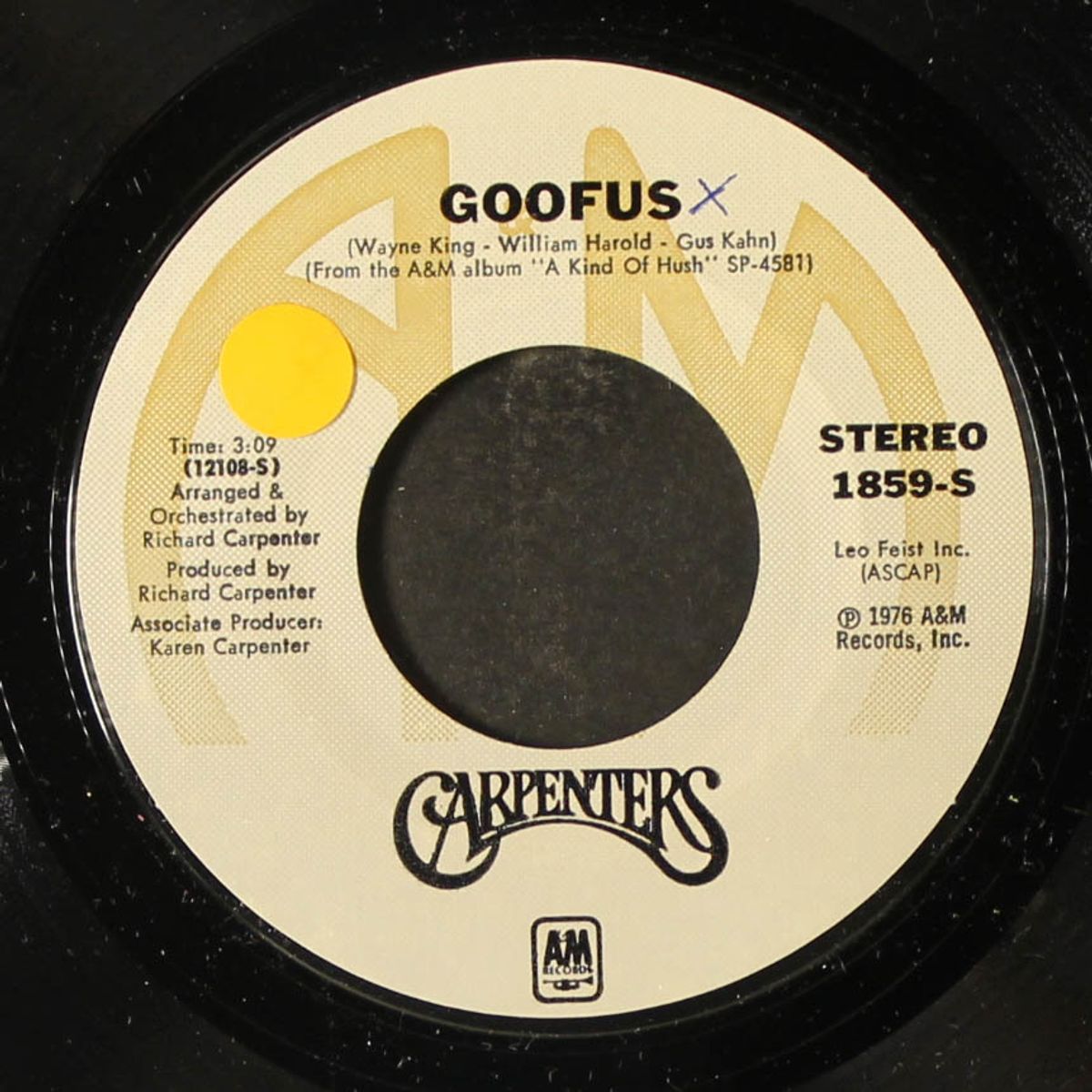 goofus / born to sail by CARPENTERS