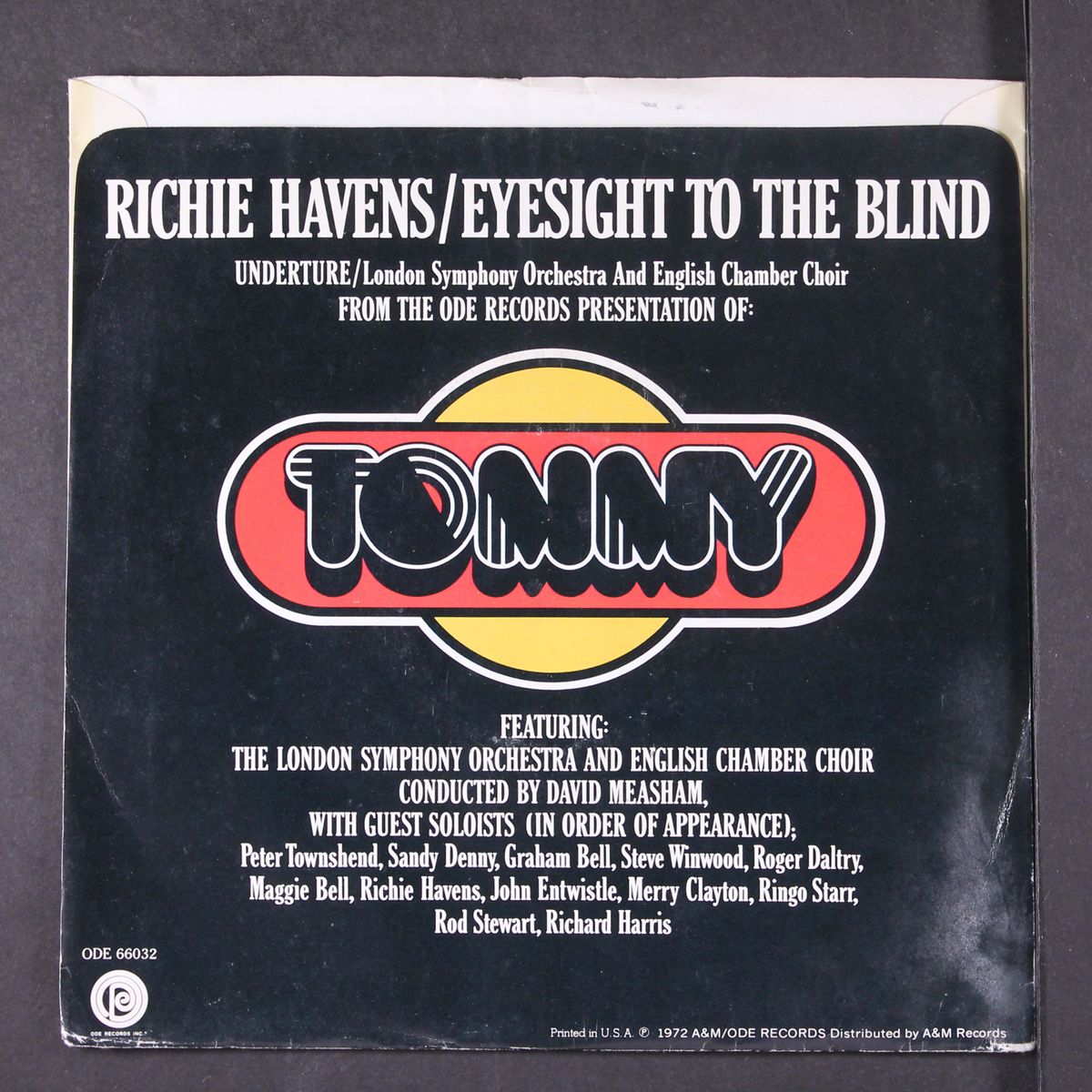 eyesight to blind / underture by RICHIE HAVENS