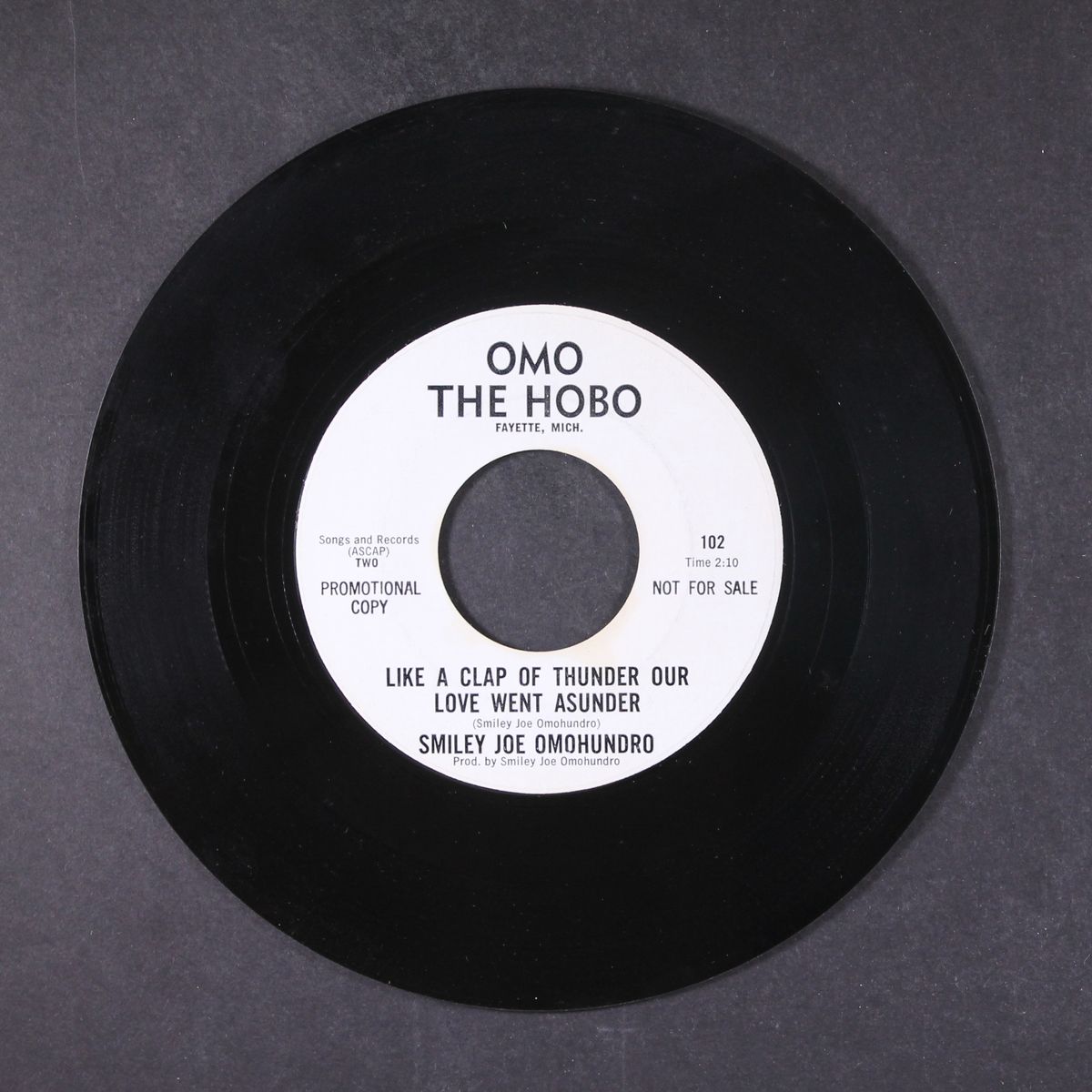i'm just a hick from the sticks, raise cows and chicks / like a clap of thunder our love went asunder by SMILEY JOE OMOHUNDRO