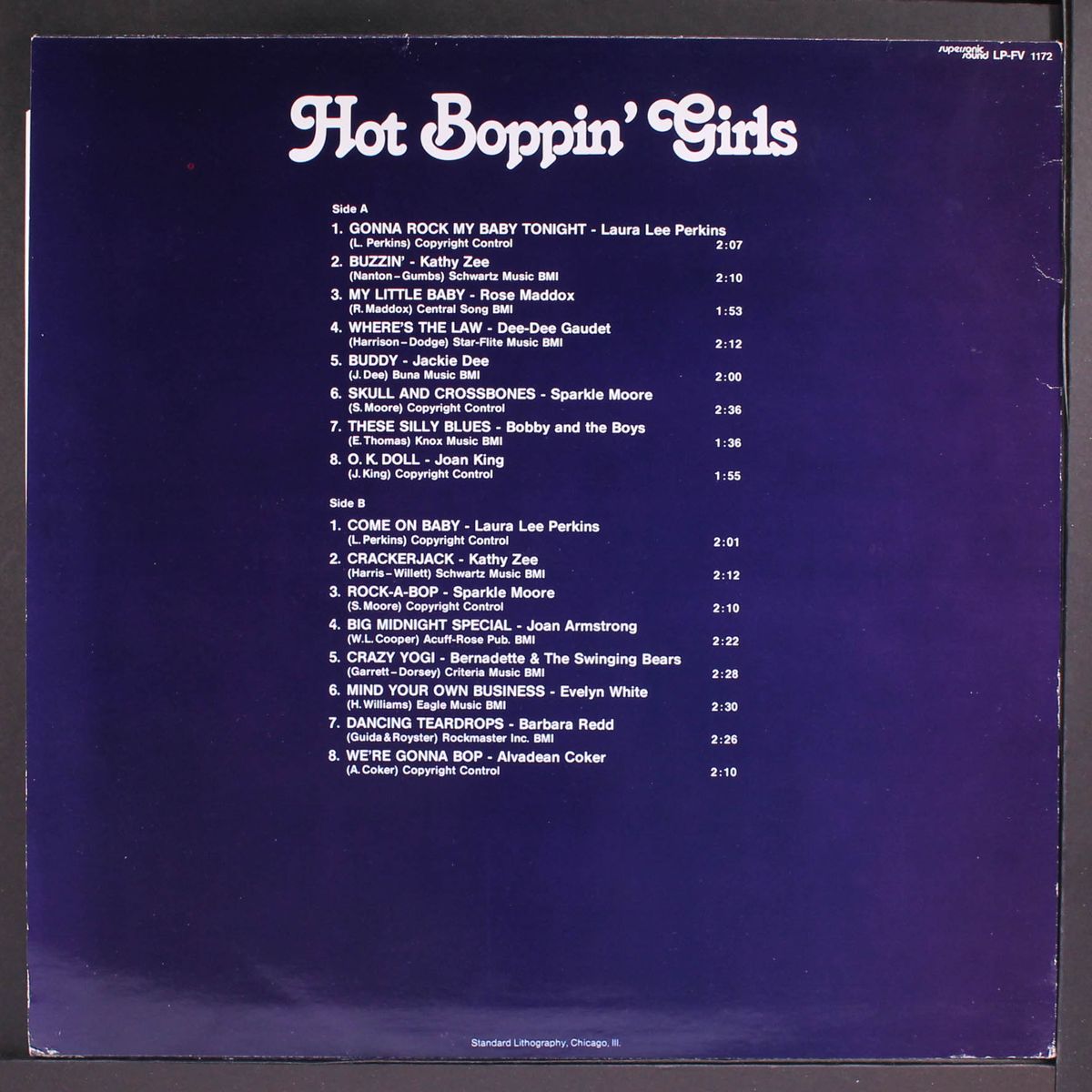 hot boppin' girls vol. 4 by VARIOUS