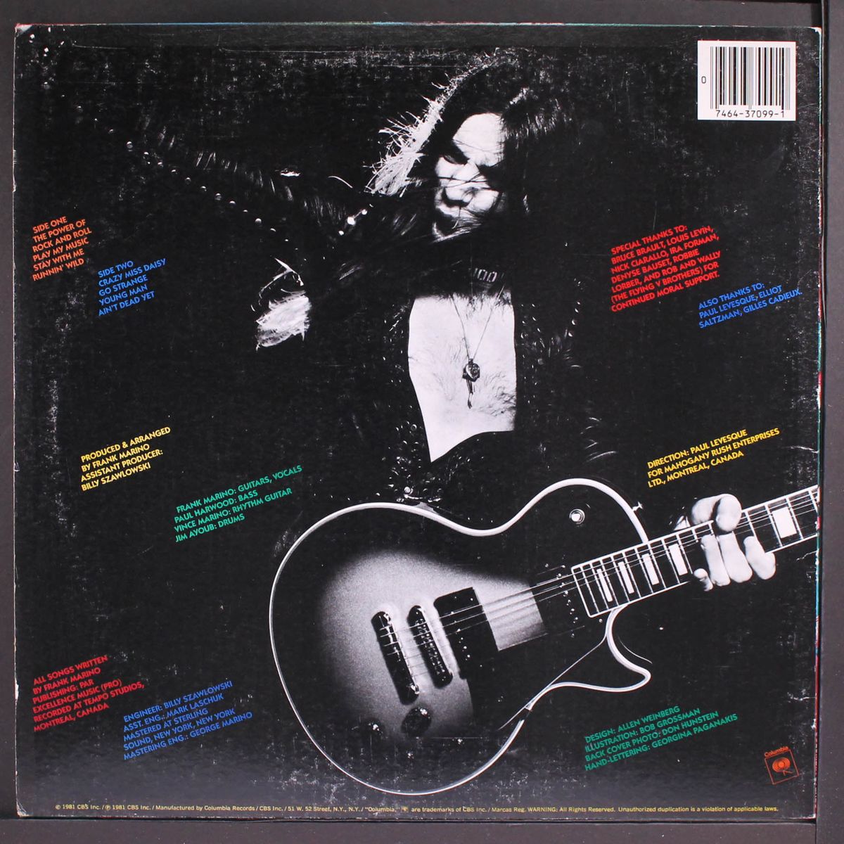 the power of rock and roll by FRANK MARINO