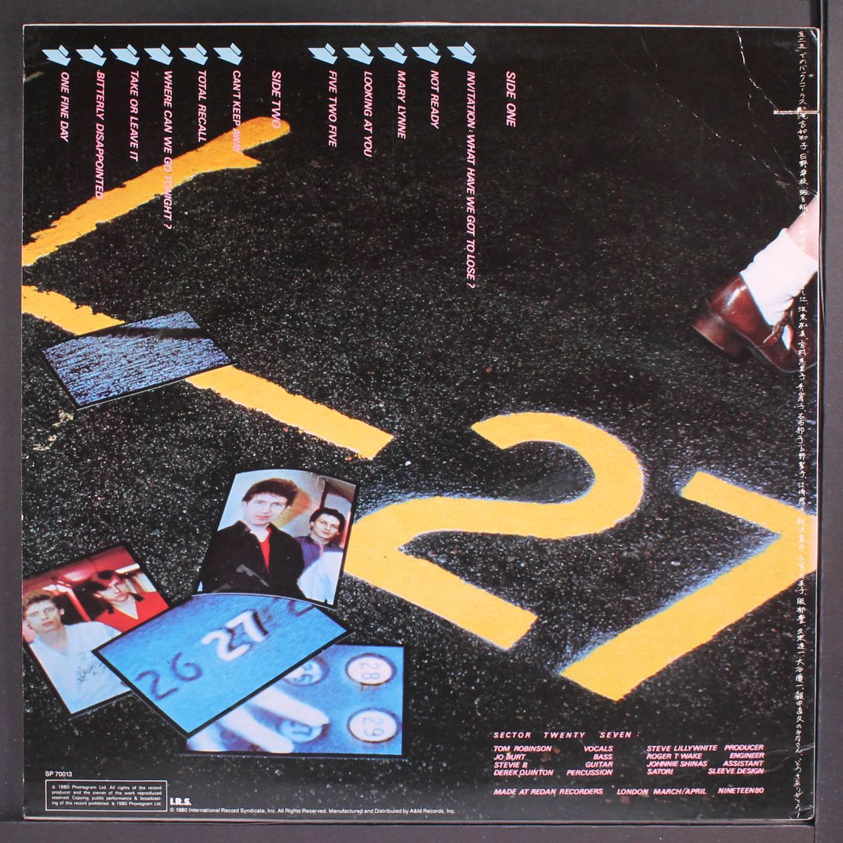 sector 27 by TOM ROBINSON