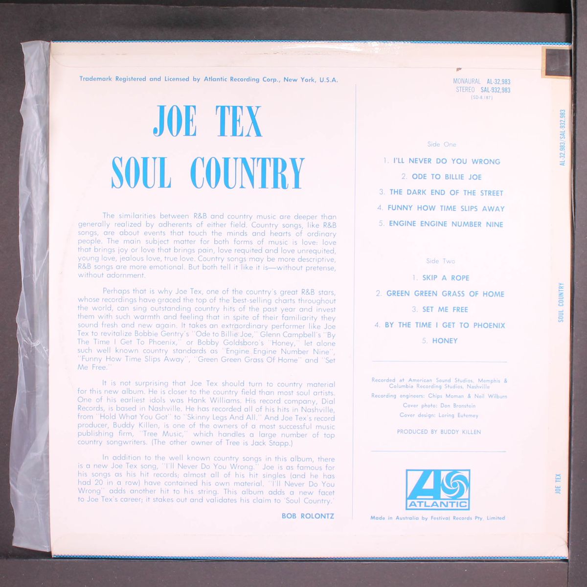 soul country by JOE TEX