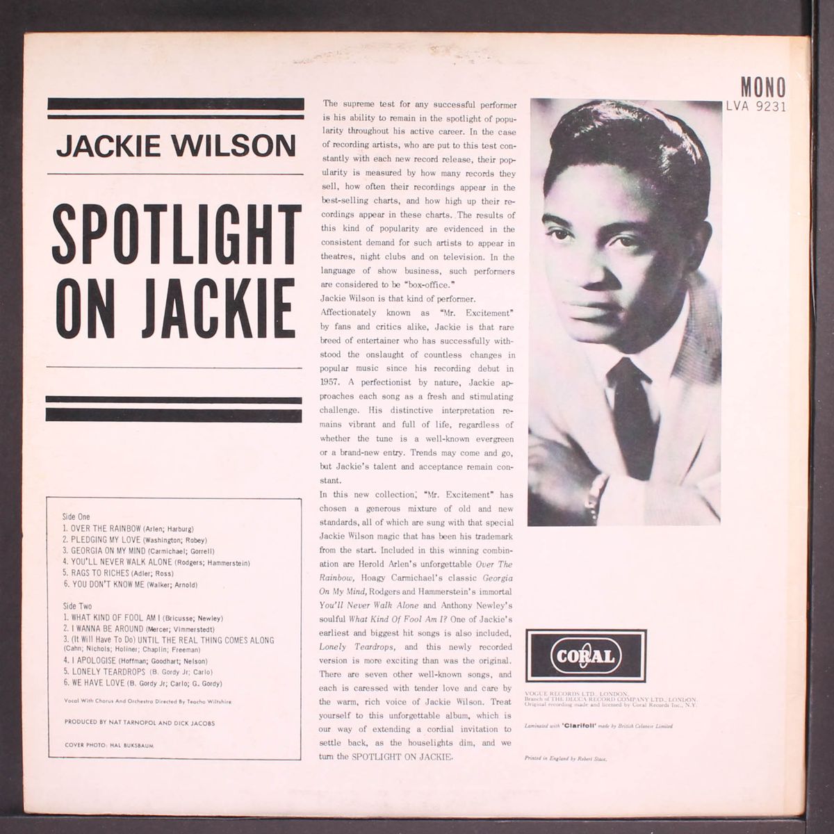 spotlight on by JACKIE WILSON