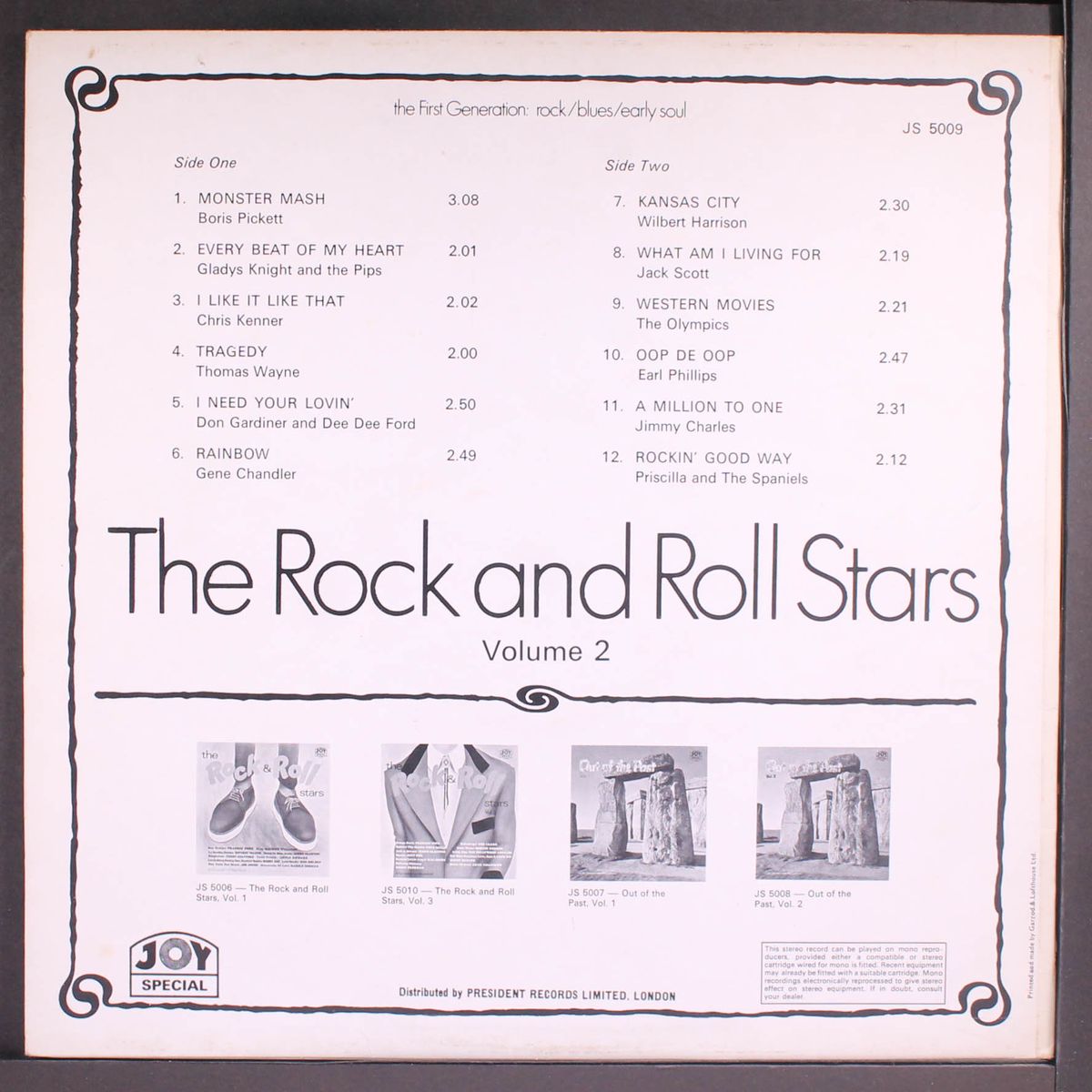 the rock and roll stars vol. 2 by VARIOUS