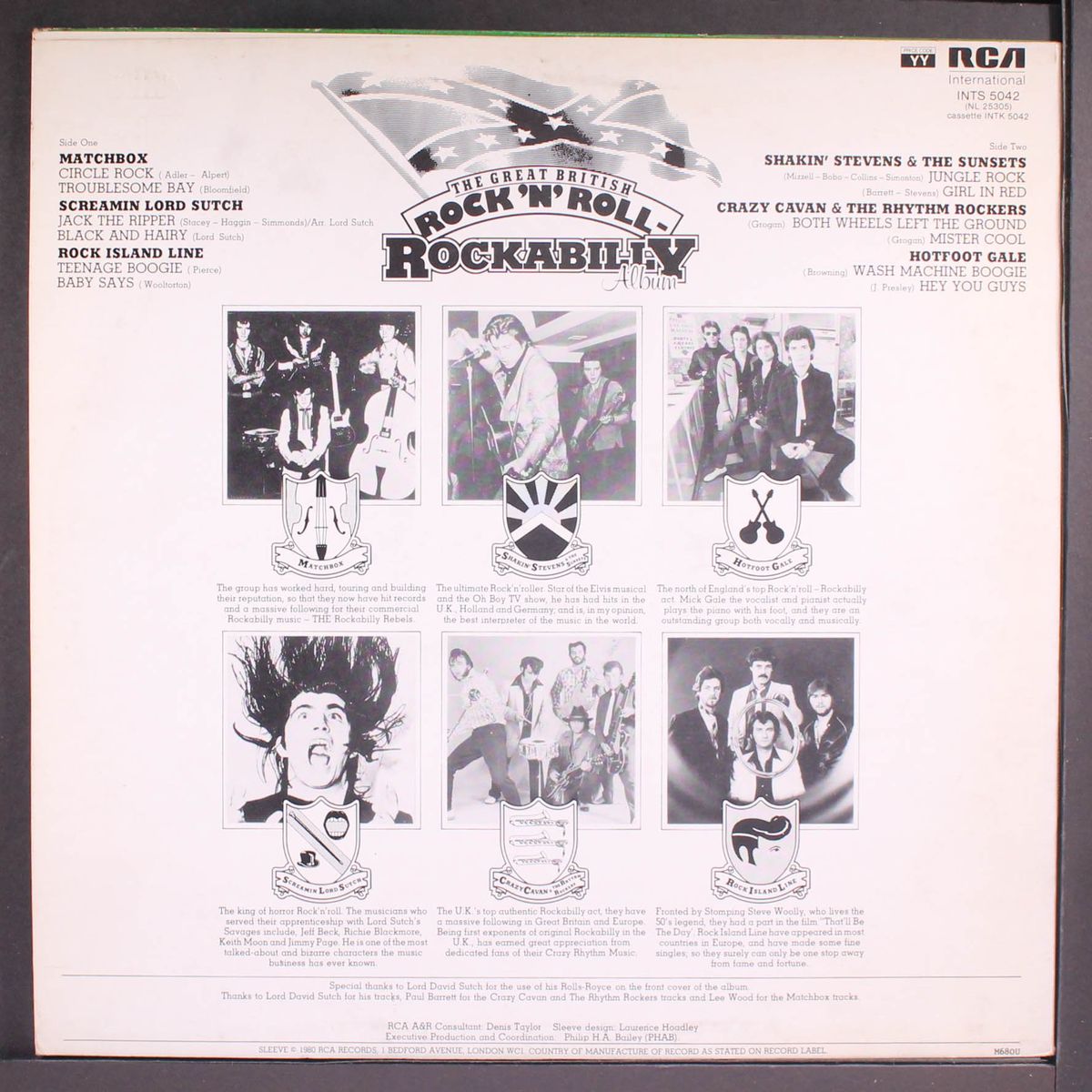 the great british rock 'n' roll rockabilly album by VARIOUS