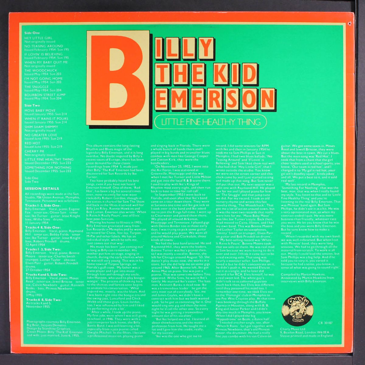 little fine healthy thing by BILLY 'THE KID' EMERSON