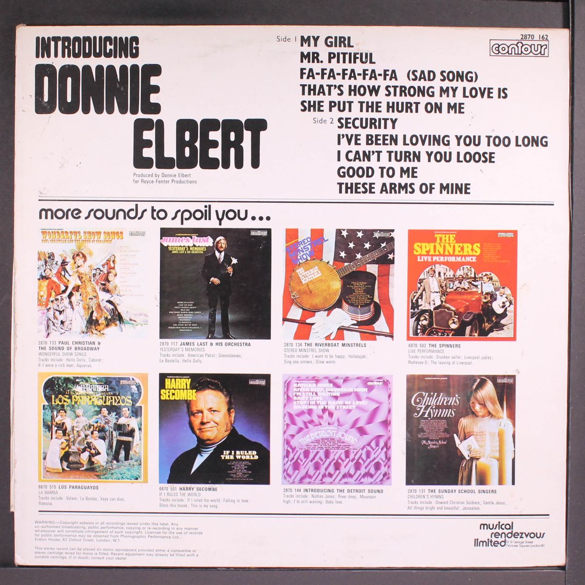 introducing by DONNIE ELBERT