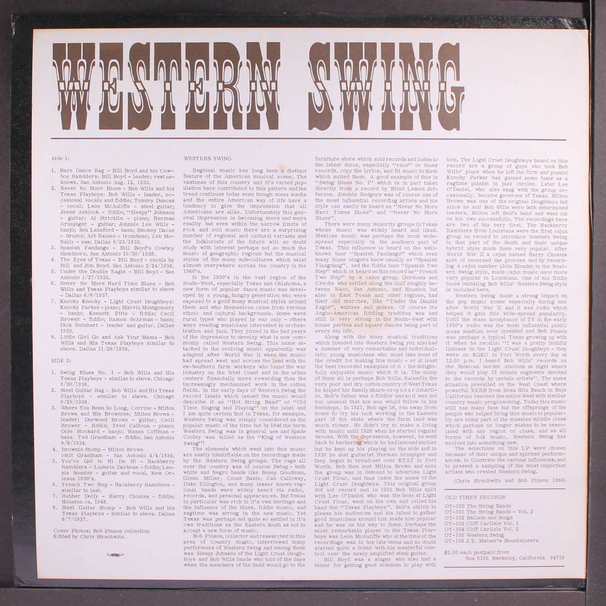 western swing by VARIOUS