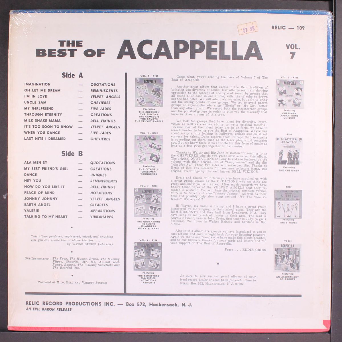best of acappella, vol. 7 by VARIOUS