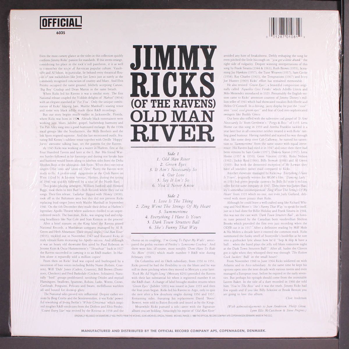 old man river by JIMMY RICKS