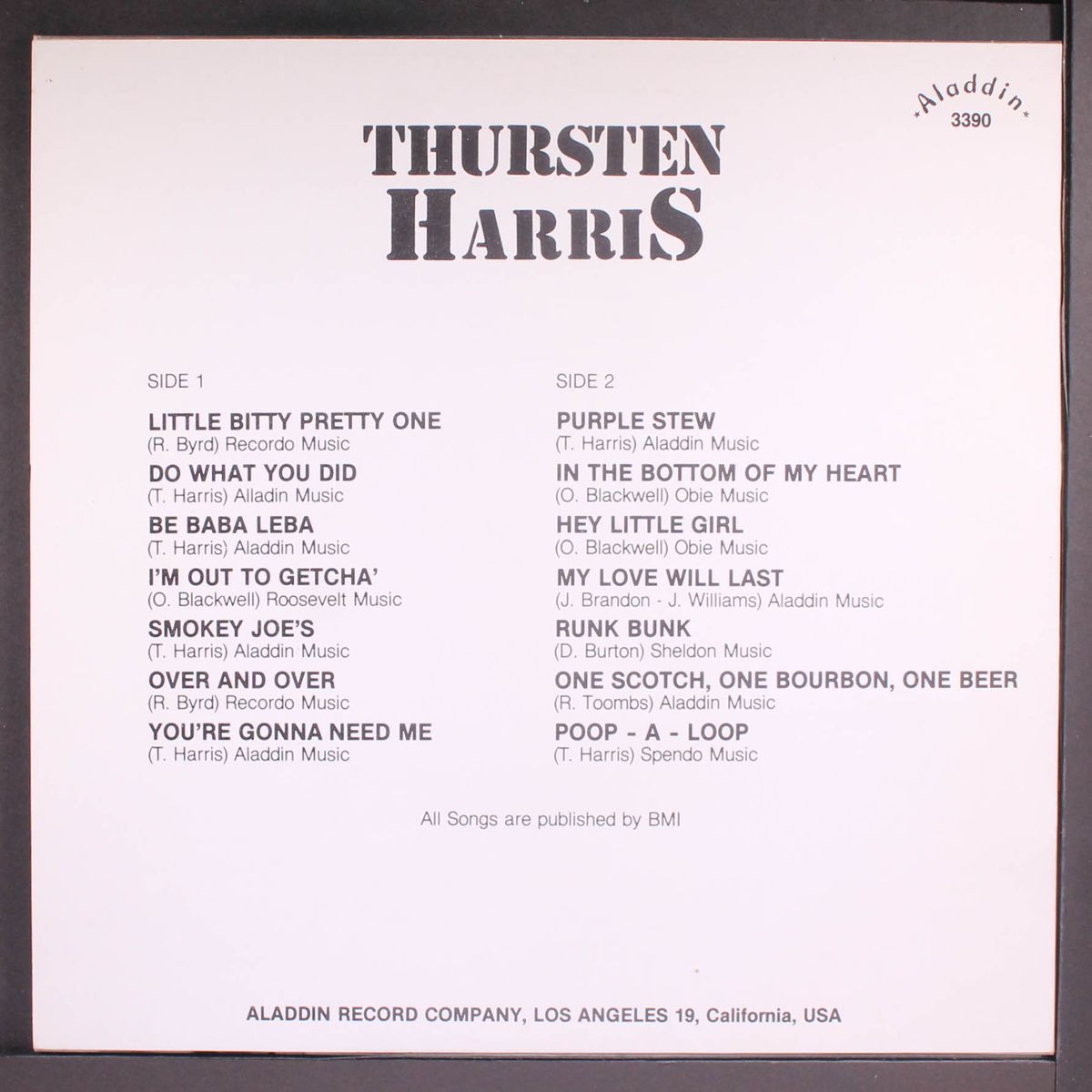 thurston harris by THURSTON HARRIS