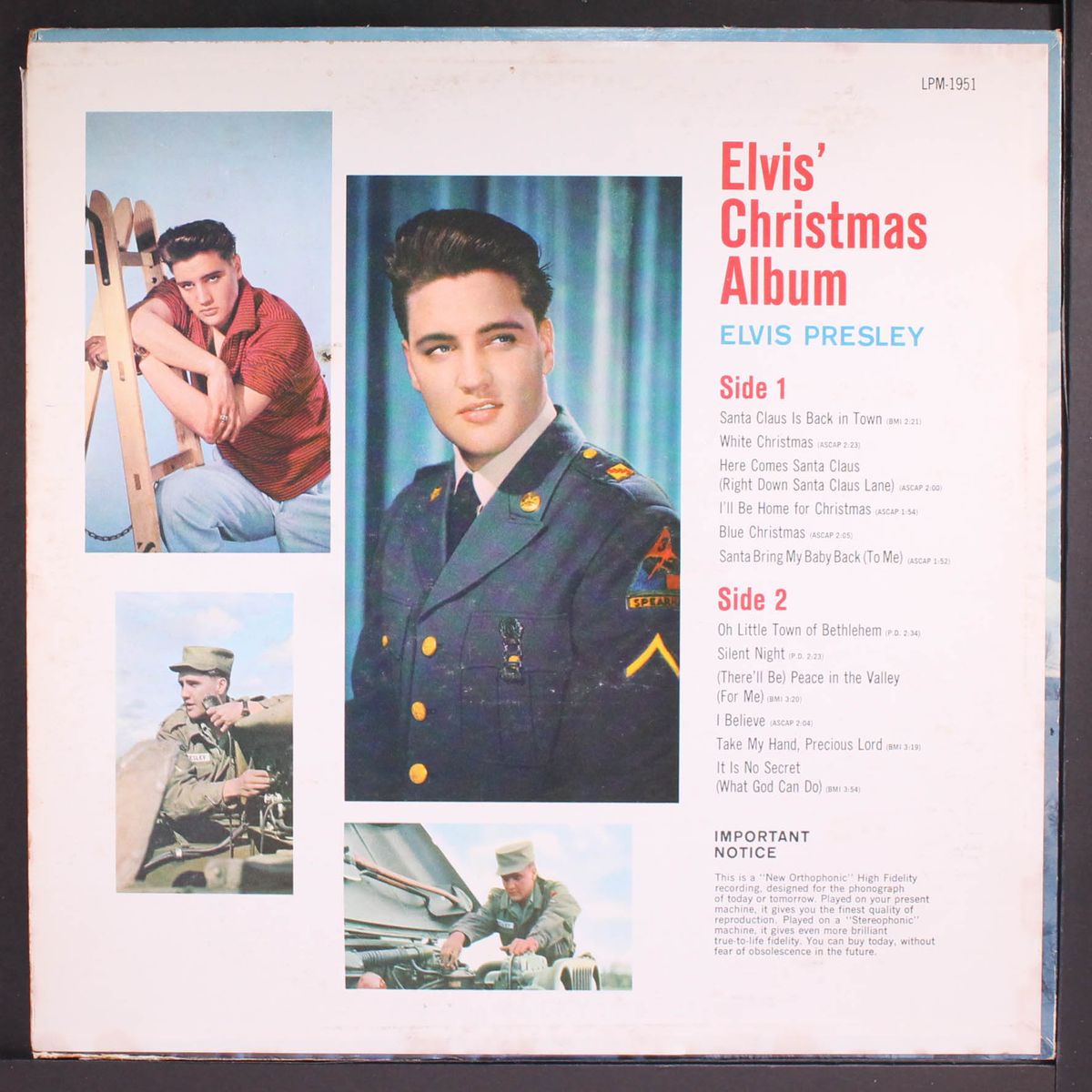 elvis' christmas album by ELVIS PRESLEY