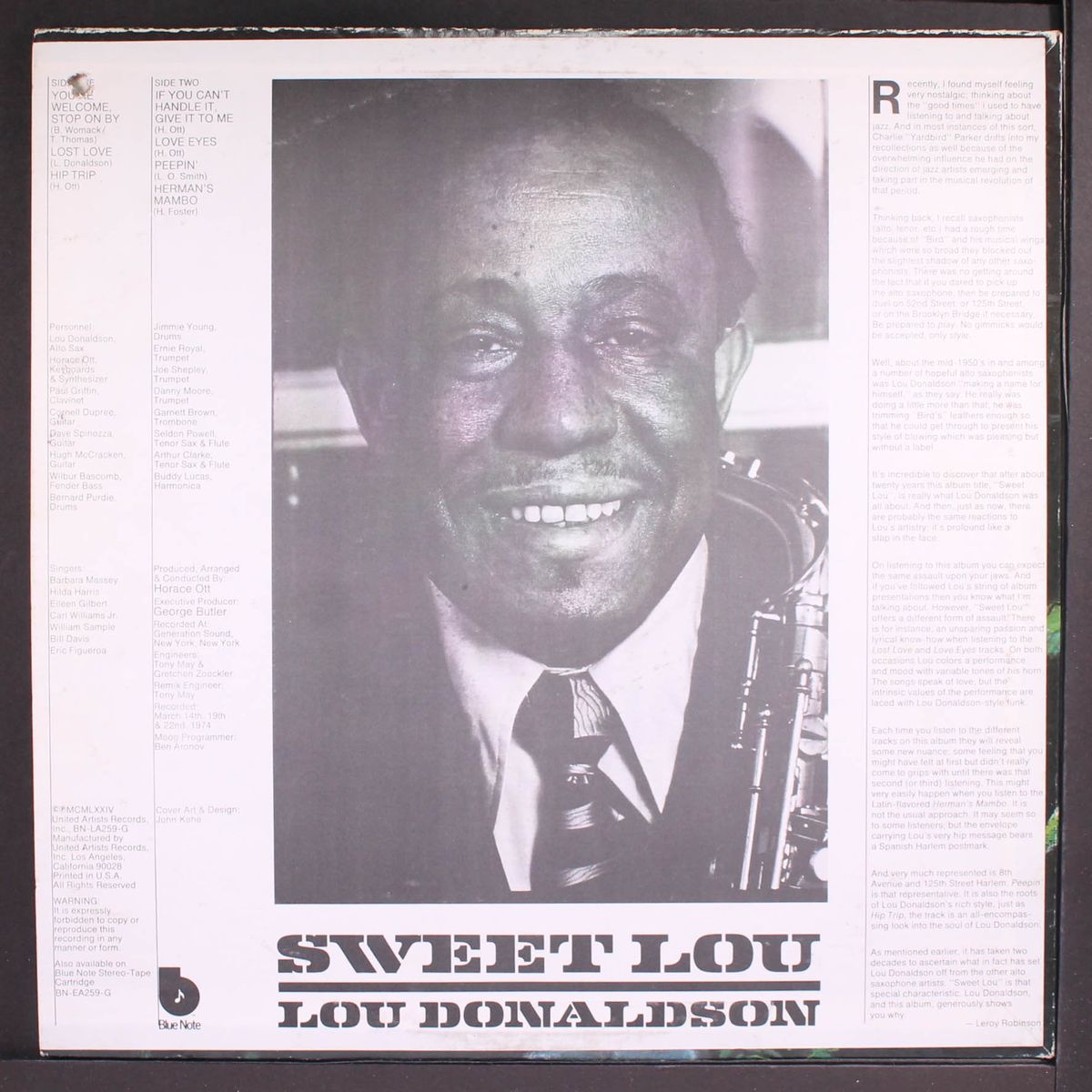 sweet lou by LOU DONALDSON