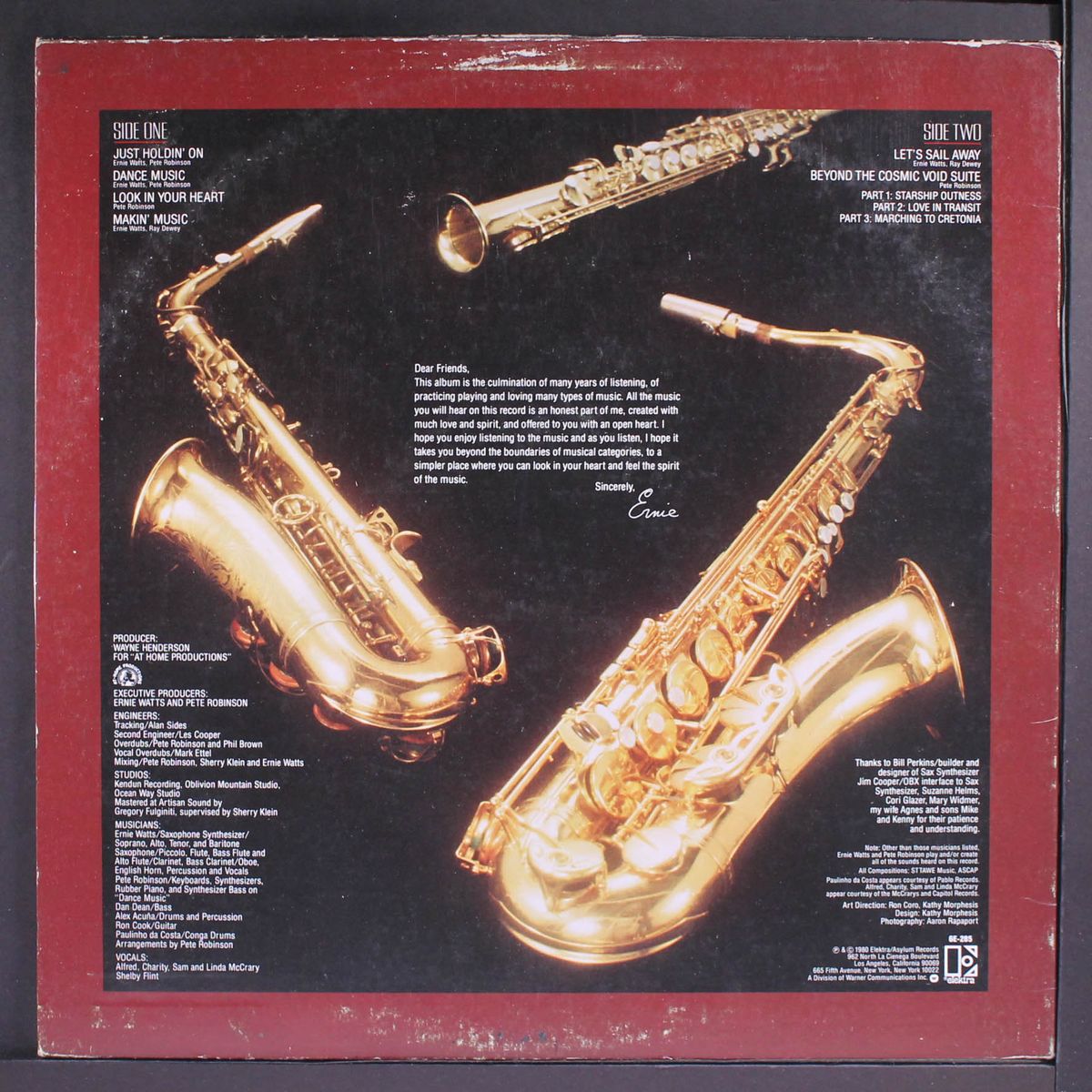 look in your heart by ERNIE WATTS