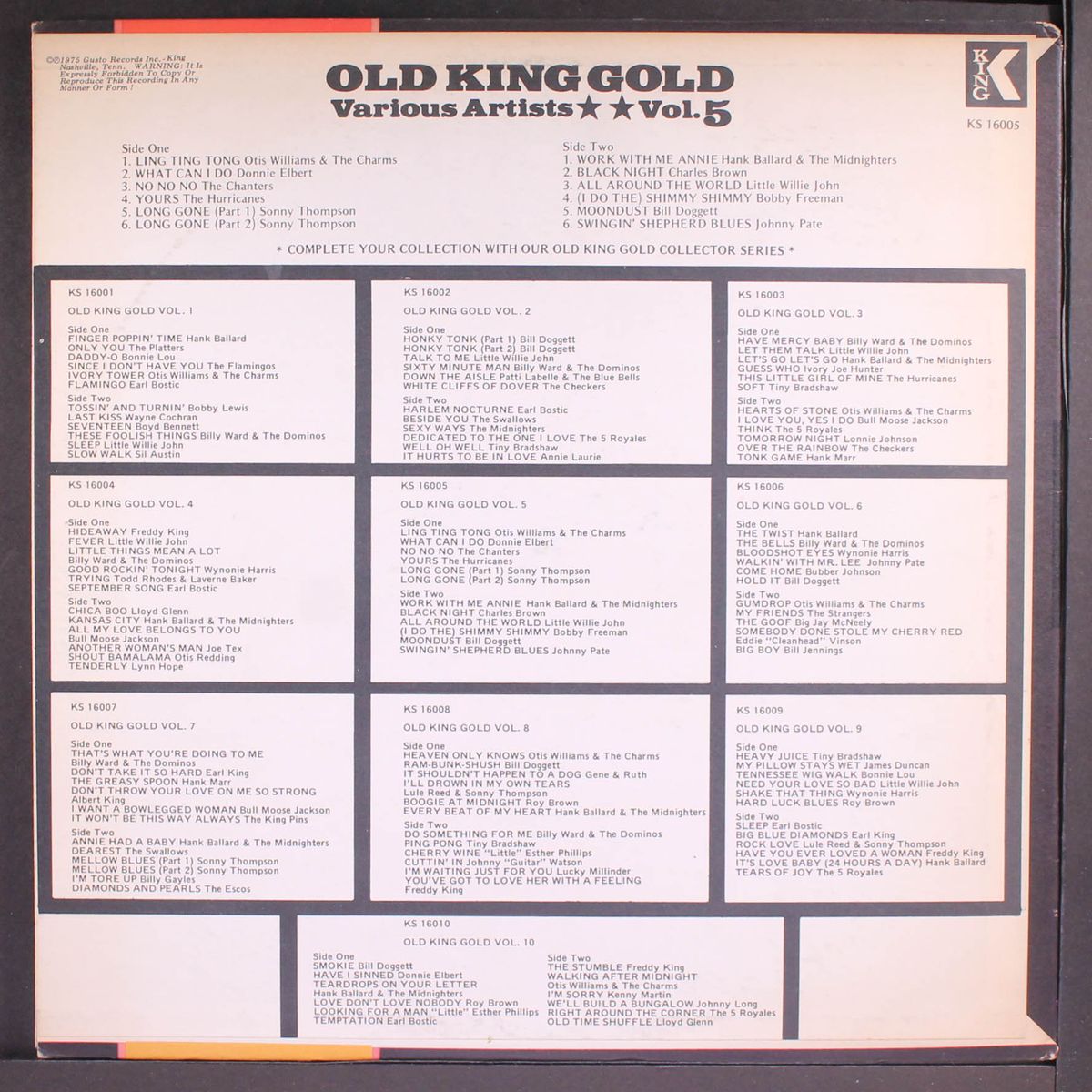 old king gold, vol. 5 by VARIOUS