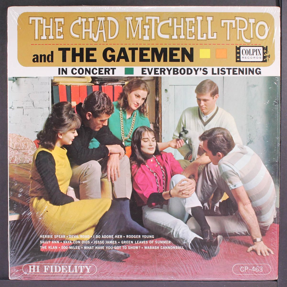 in concert, everybody's listening by CHAD MITCHELL TRIO / GATEMEN