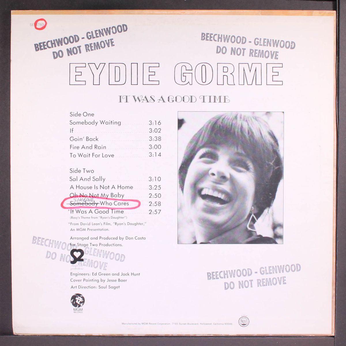 it was a good time by EYDIE GORME
