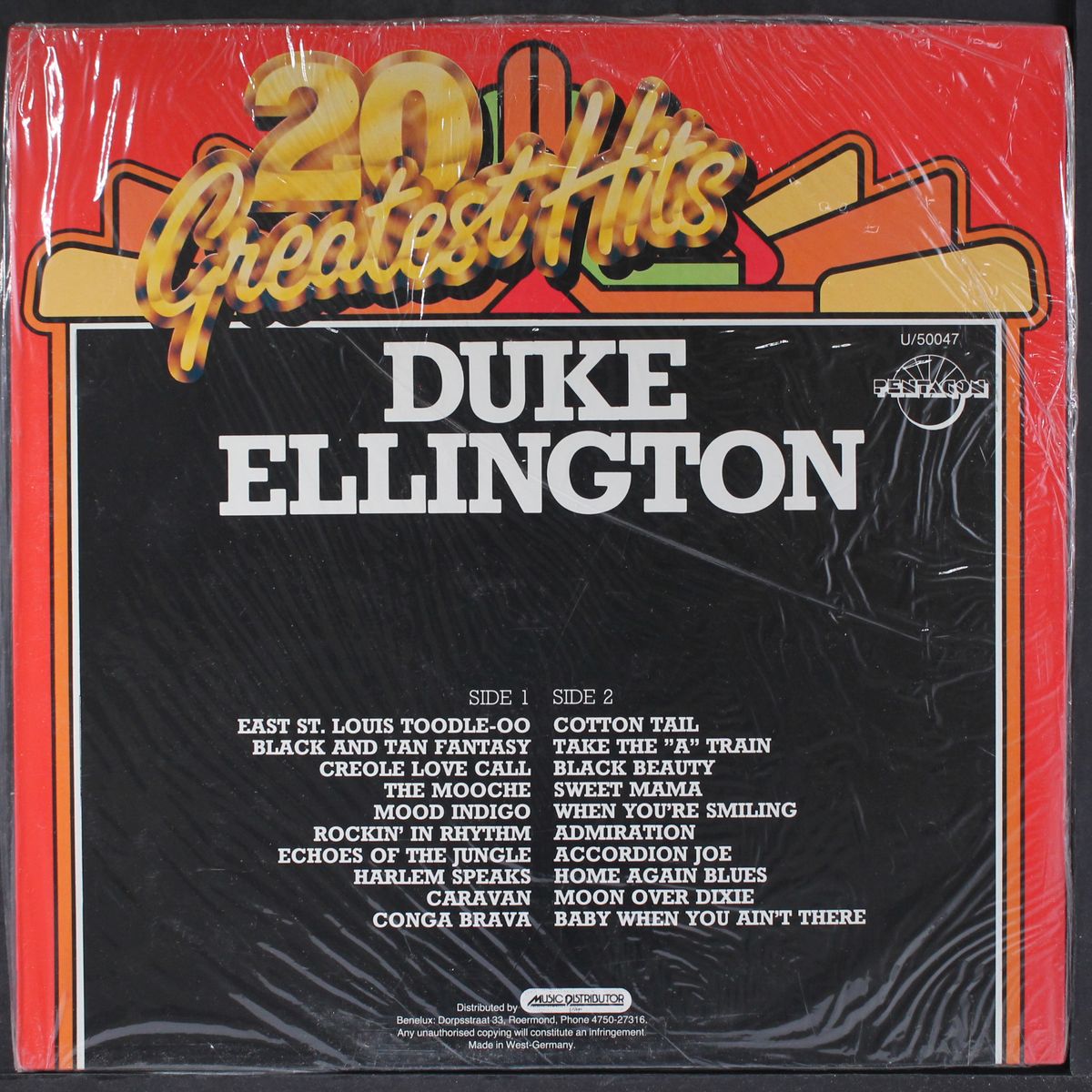 20 greatest hits by DUKE ELLINGTON
