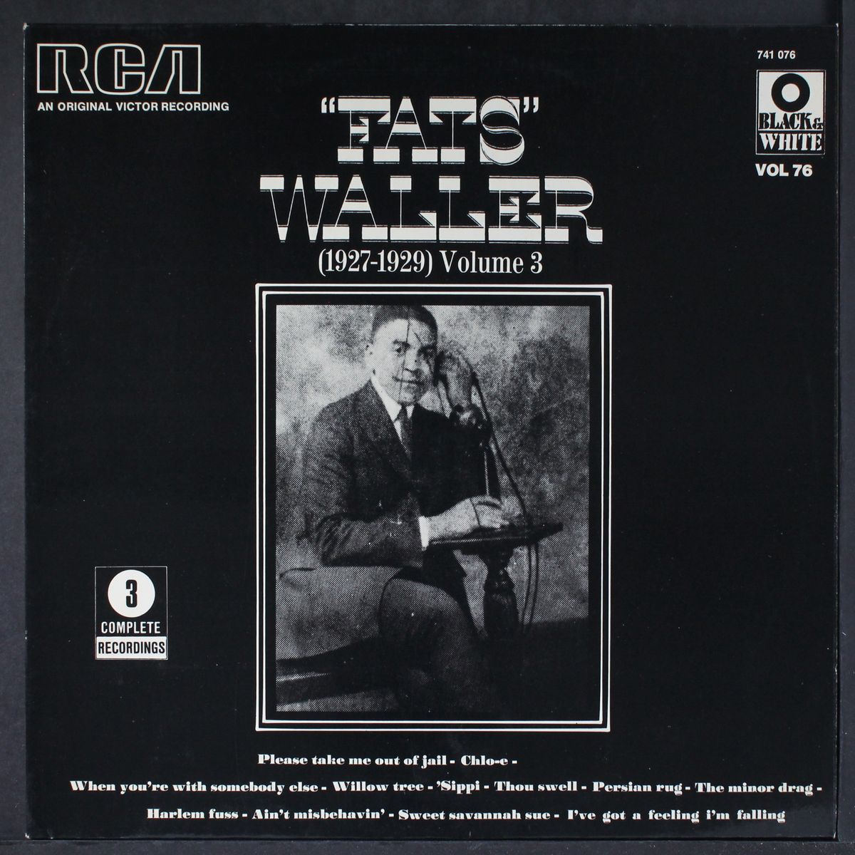 complete recordings, vol. 3 (1927-29) by FATS WALLER