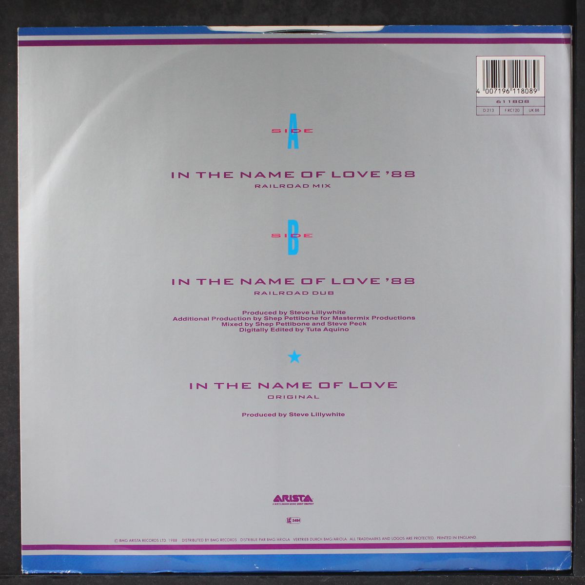 in the name of love '88 by THOMPSON TWINS