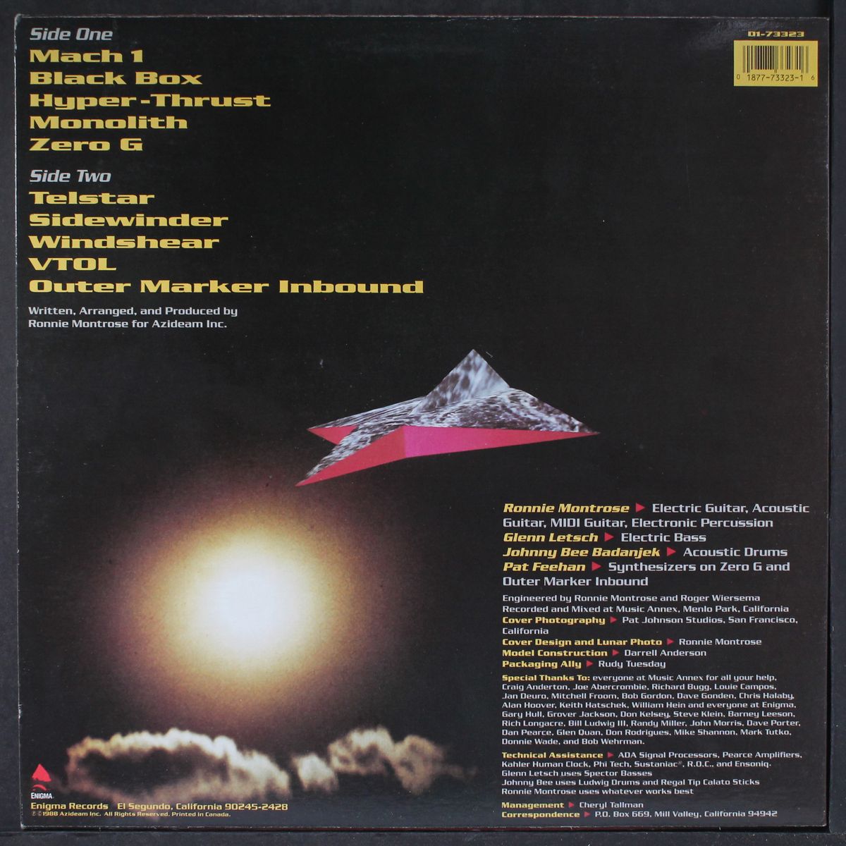 the speed of sound by RONNIE MONTROSE