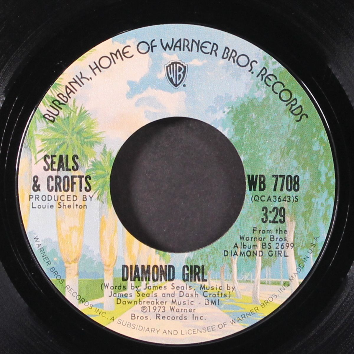 diamond girl / wisdom by SEALS & CROFTS