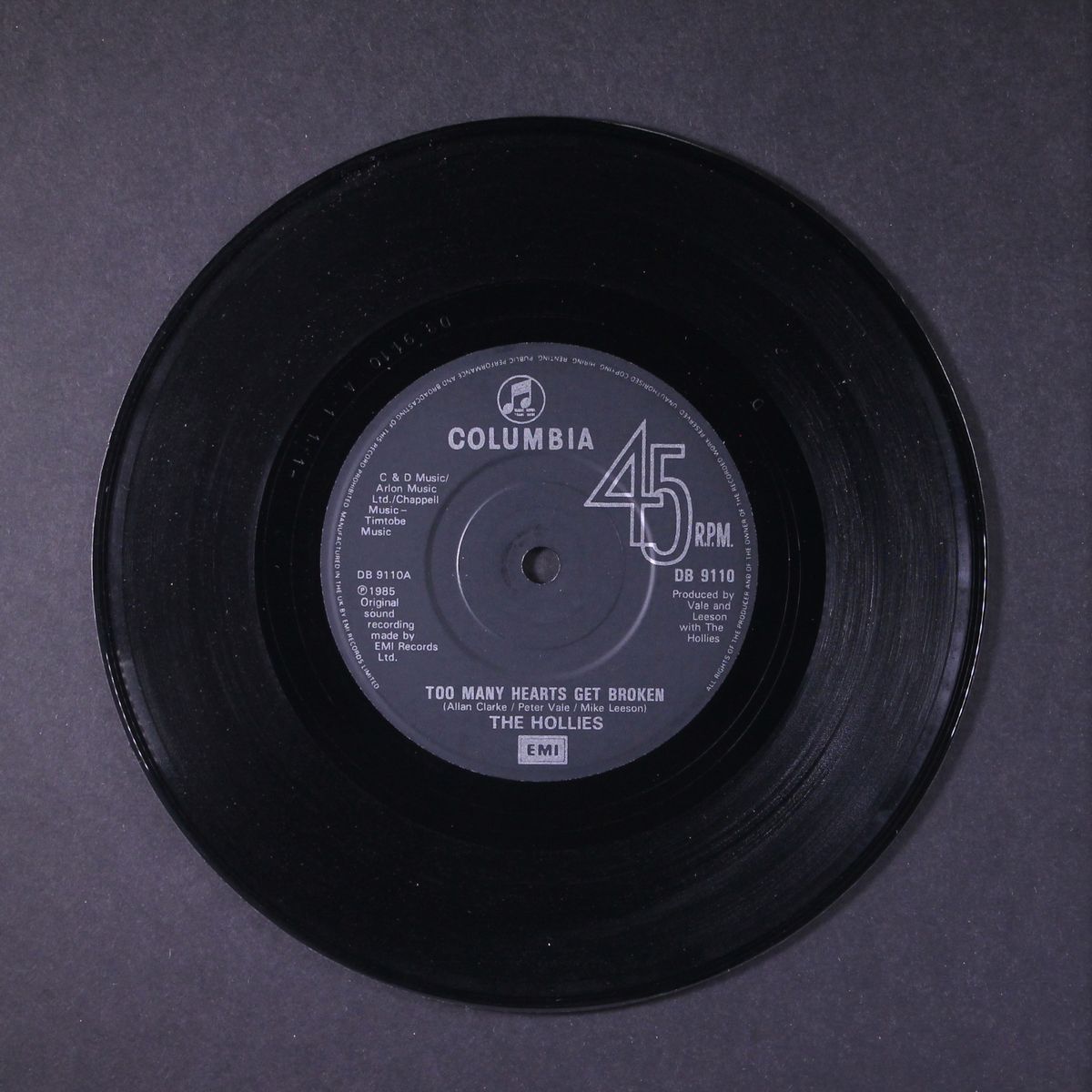 too many hearts get broken / you're all woman by HOLLIES
