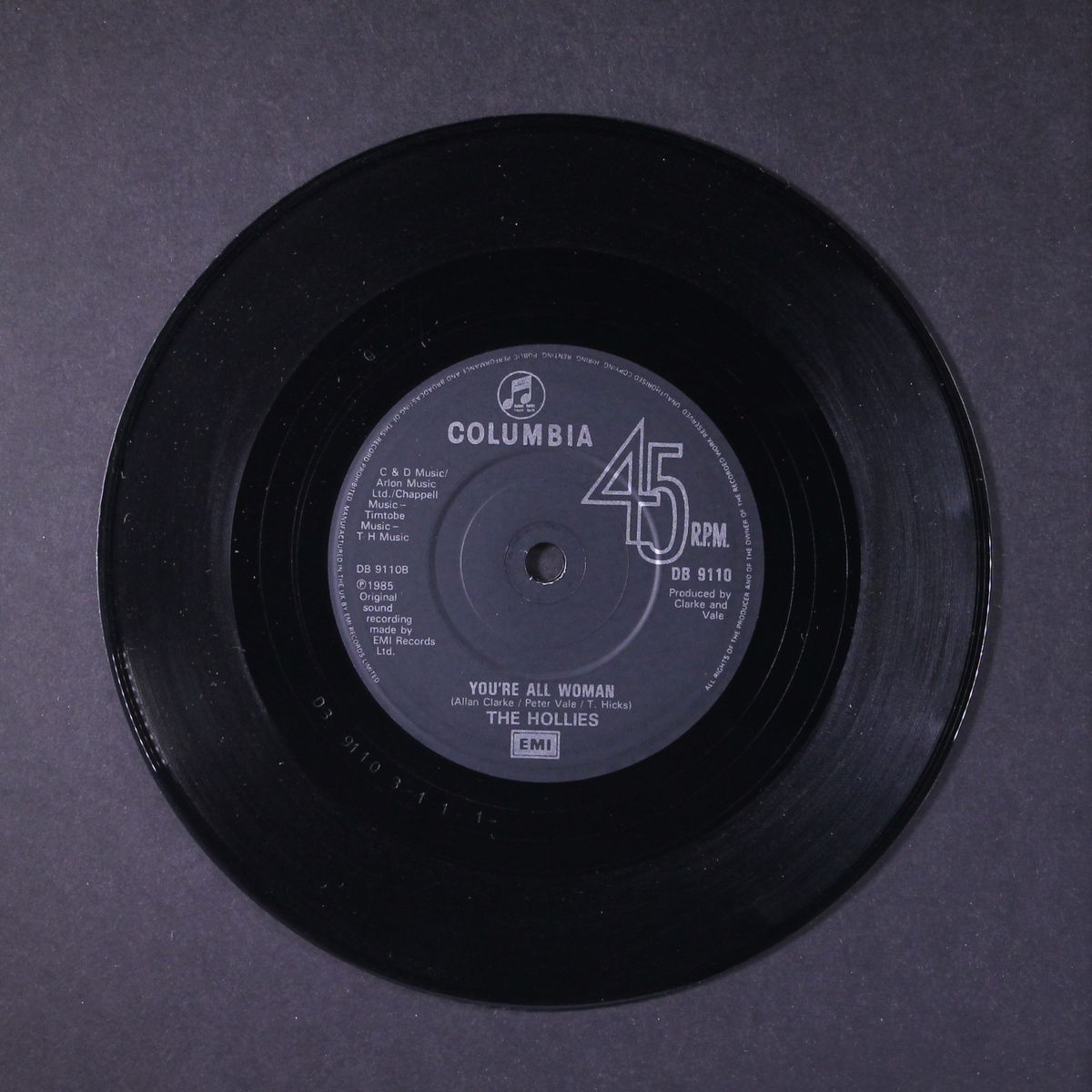 too many hearts get broken / you're all woman by HOLLIES