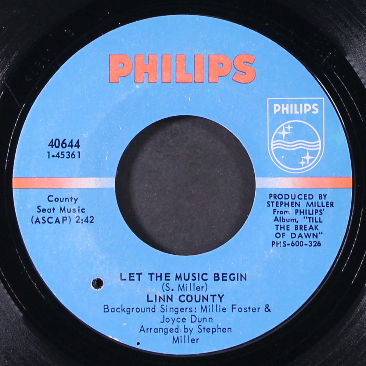 let the music begin / wine take me away by LINN COUNTY