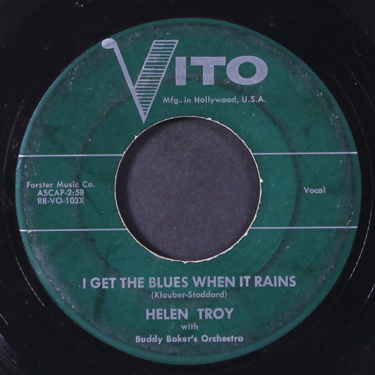 i get the blues when it rains by HELEN TROY
