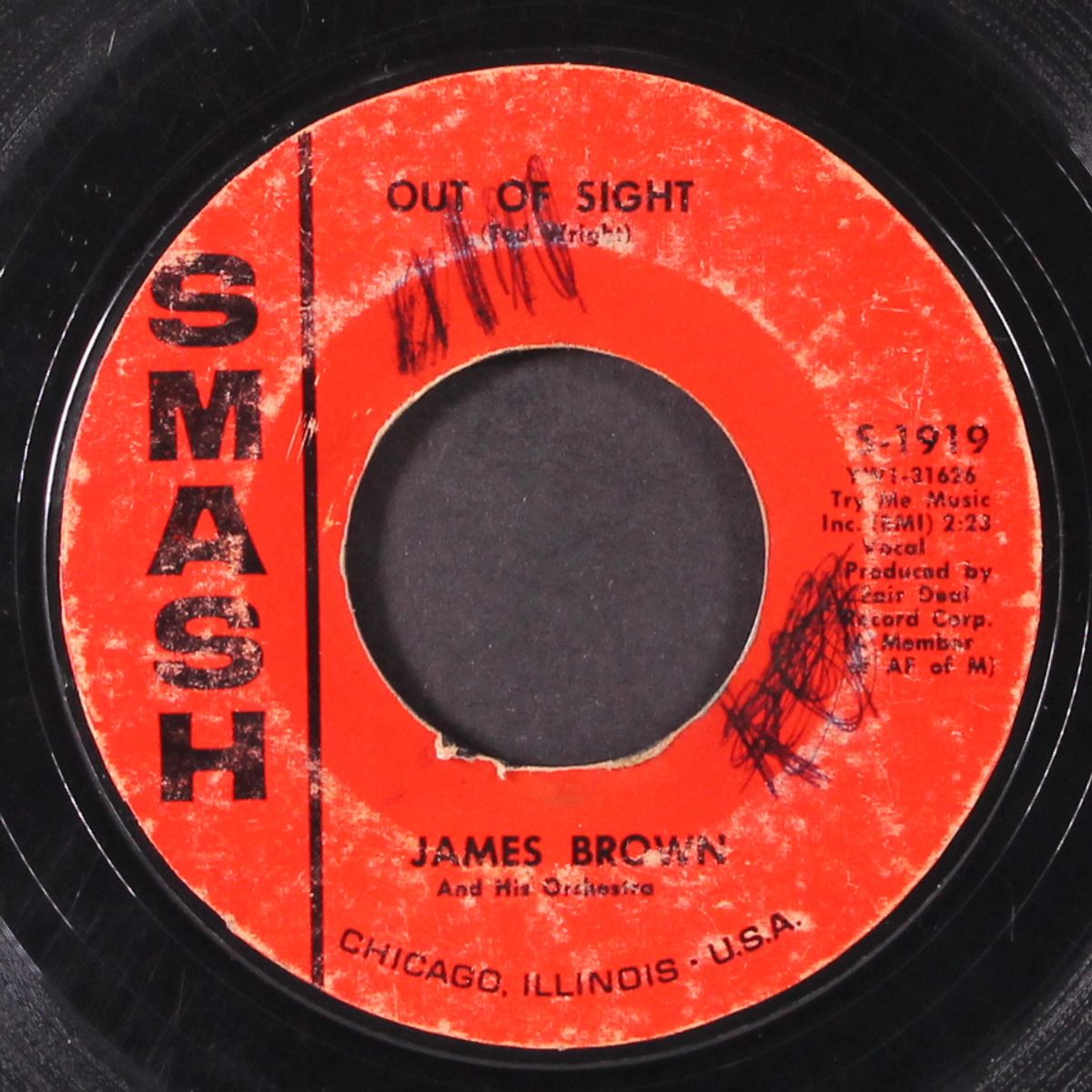 out of sight / maybe the last time by JAMES BROWN