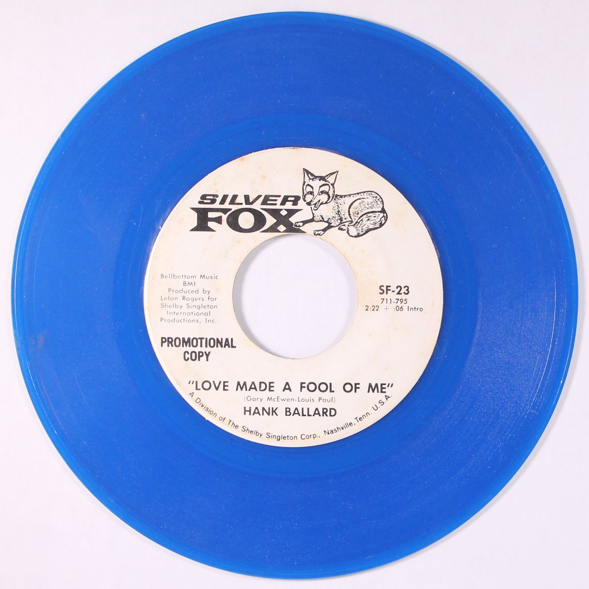 love made a fool of me by HANK BALLARD