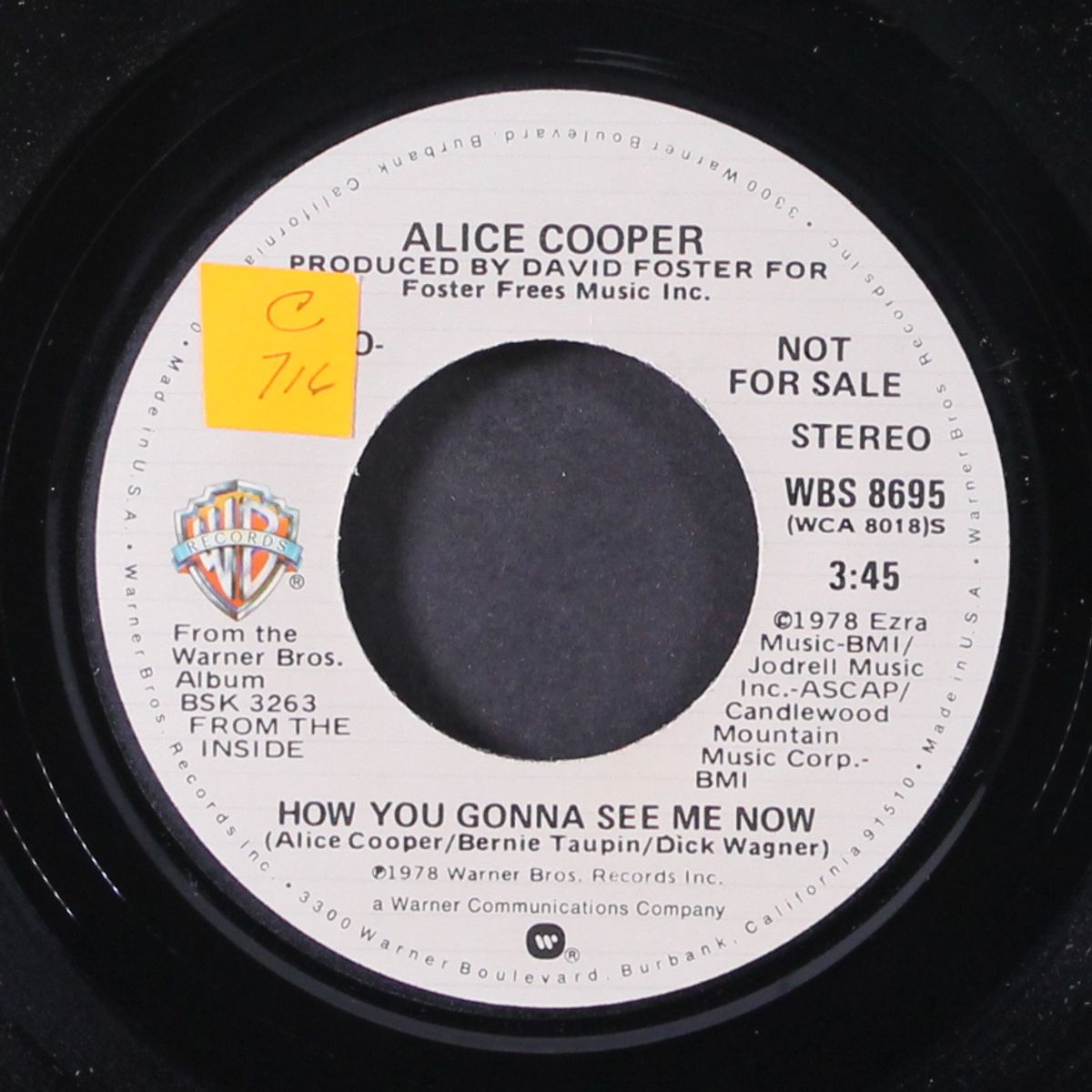 how you gonna see me now / mono by ALICE COOPER