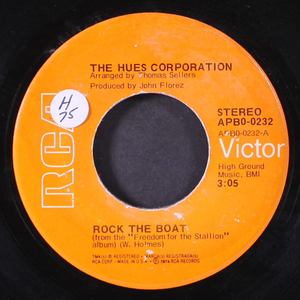 rock the boat / all goin' down together by HUES CORPORATION