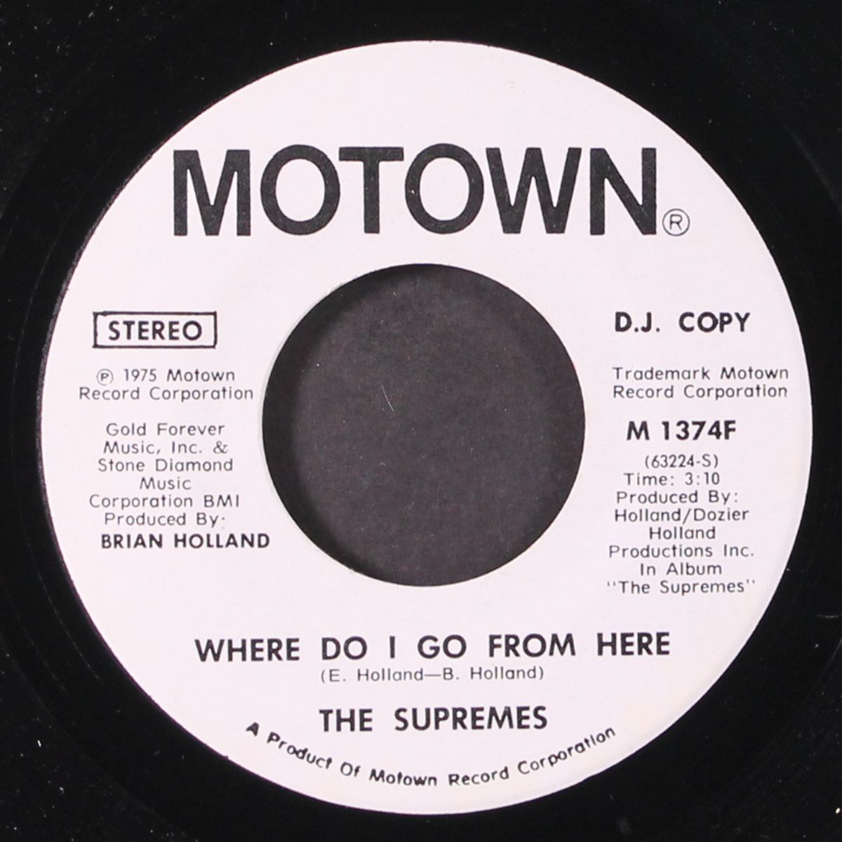 where do i go from here / mono by SUPREMES