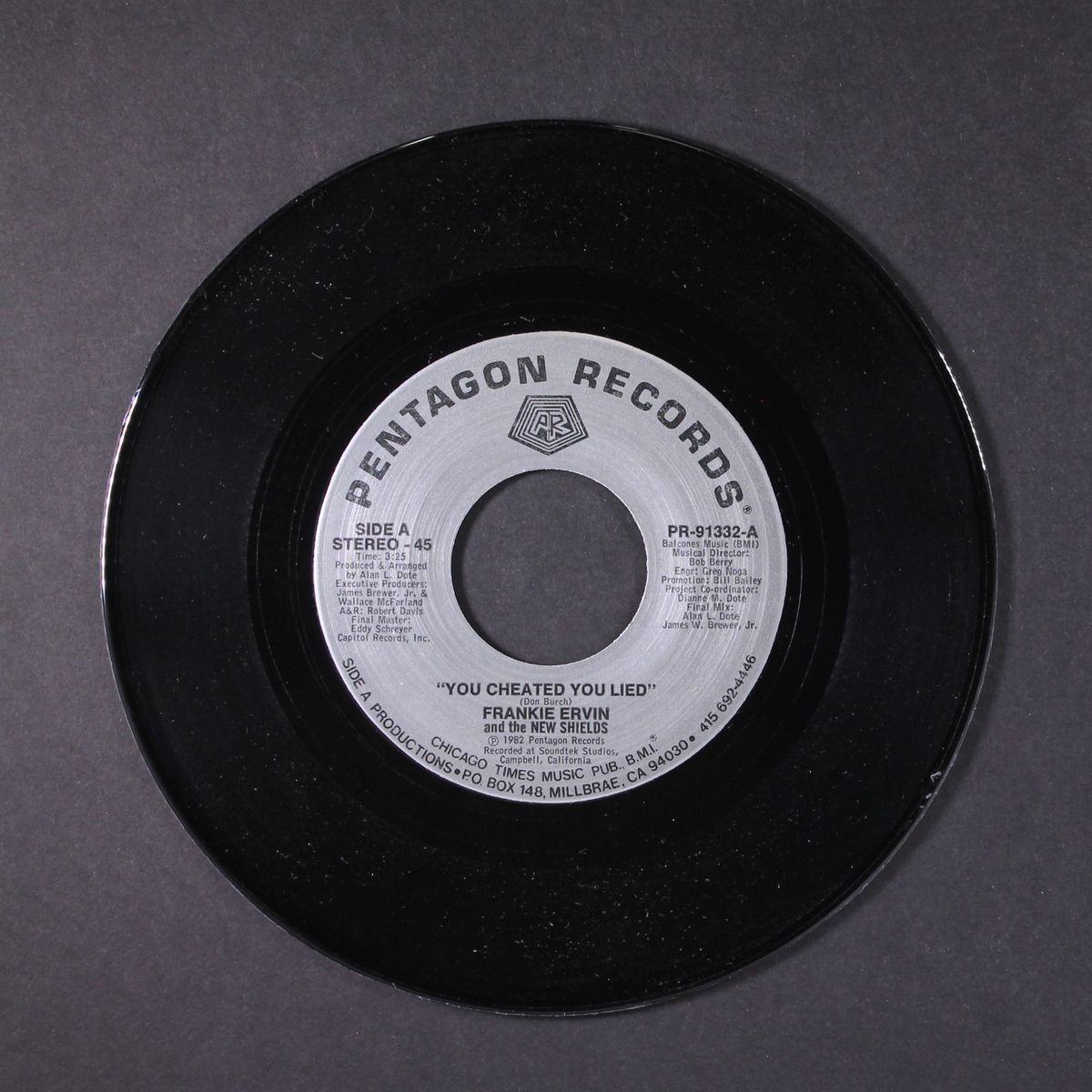 you cheated / life is a game by FRANKIE ERVIN & SHIELDS