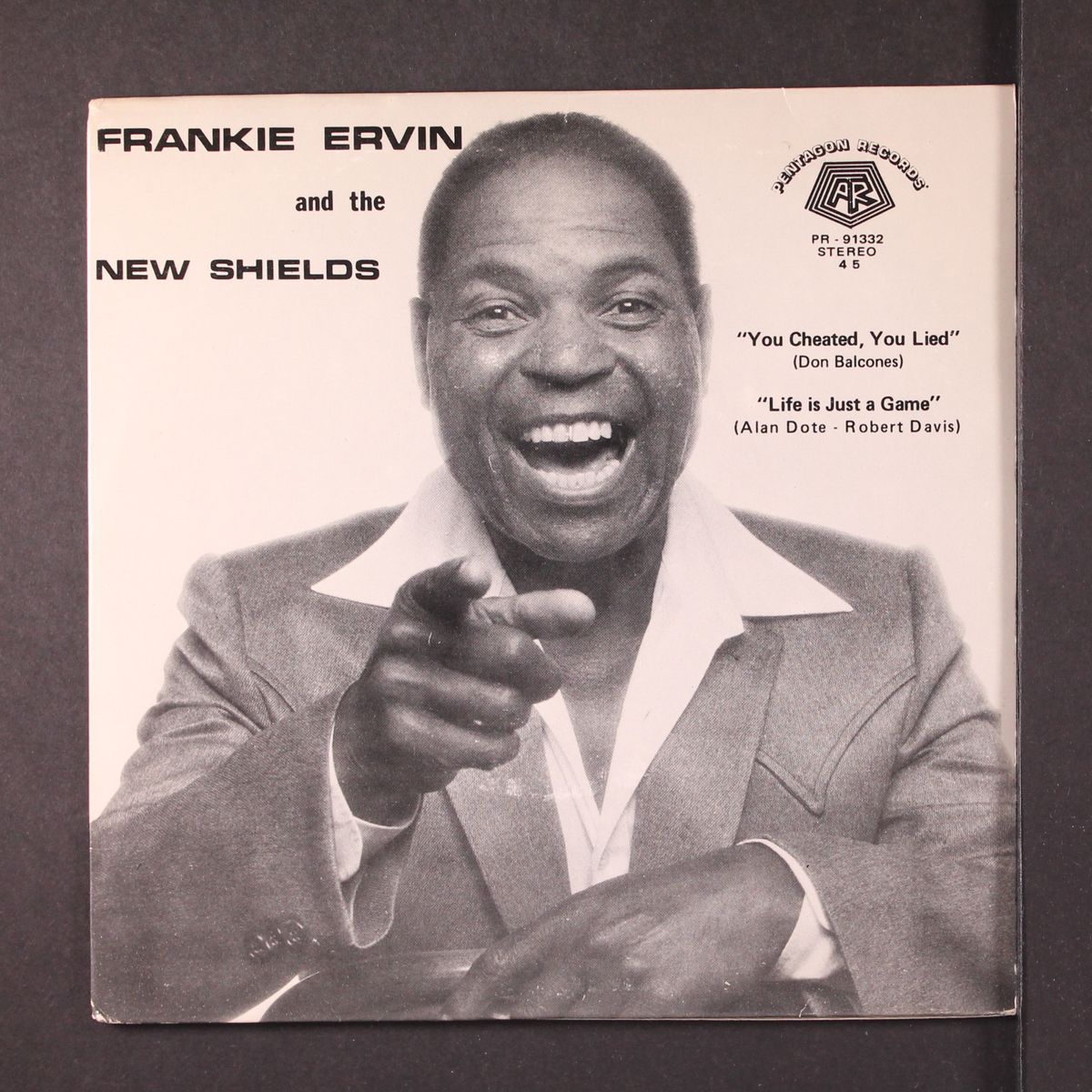 you cheated / life is a game by FRANKIE ERVIN & SHIELDS